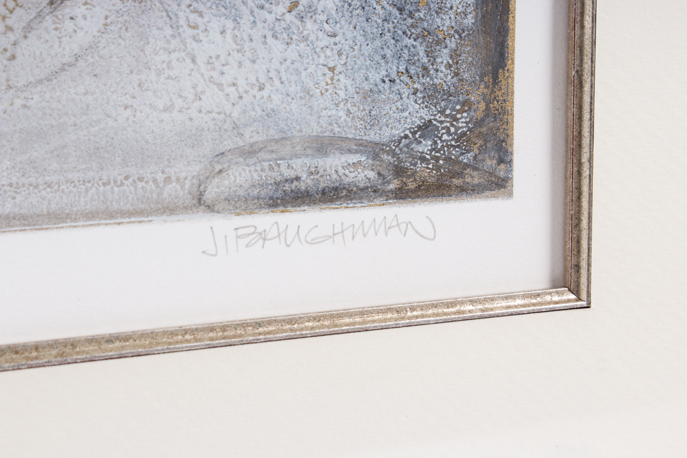 J. Baughman Hand Embellished Serigraph "Panel Series"