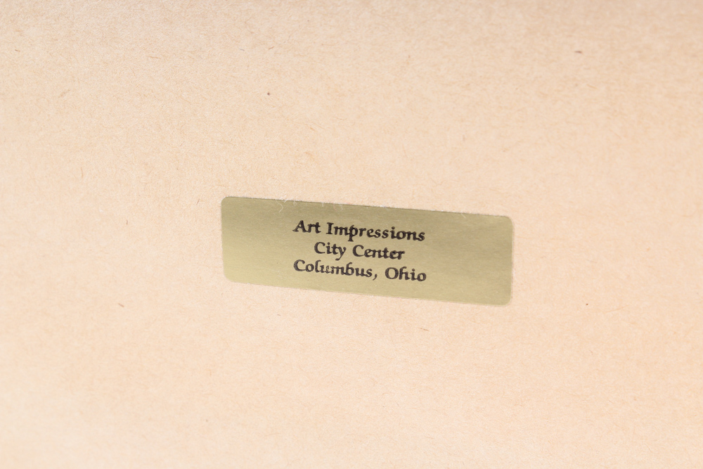 J. Baughman Hand Embellished Serigraph "Panel Series"