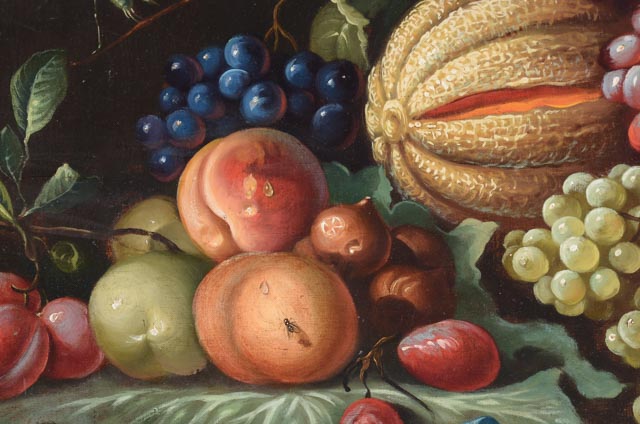 Antique Oil on Canvas Still Life