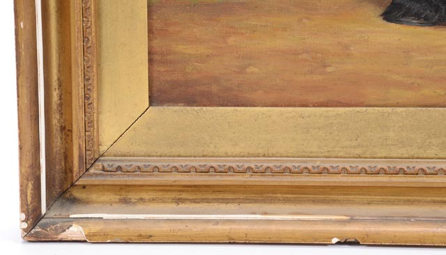 Frederick Thurlby Original 1926 Oil Equine Painting on Canvas "Ashdene Menestrel Queen"