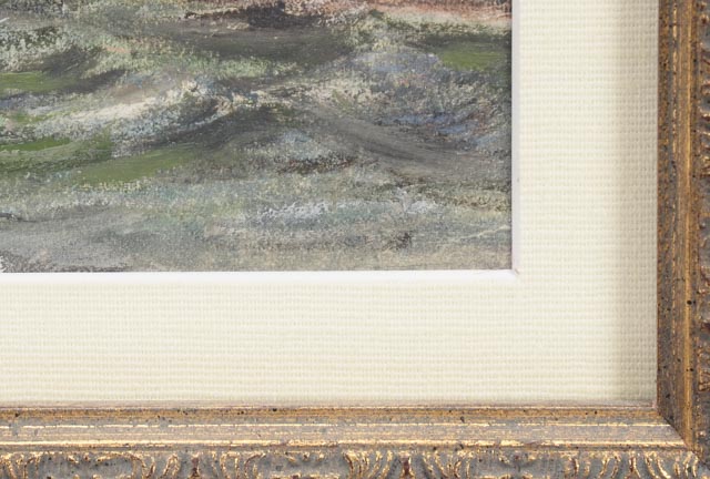 DeWitt Peters Original Oil Seascape on Linen Paper