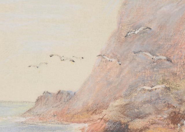 DeWitt Peters Original Oil Seascape on Linen Paper