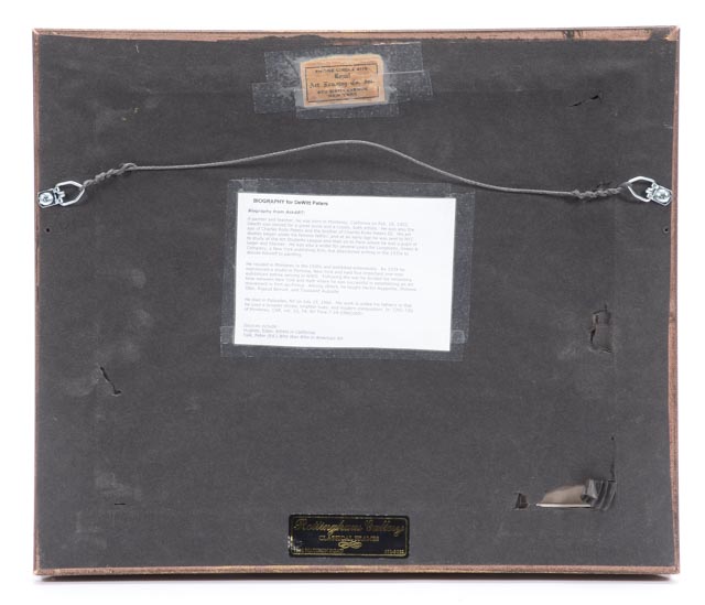 DeWitt Peters Original Oil Seascape on Linen Paper