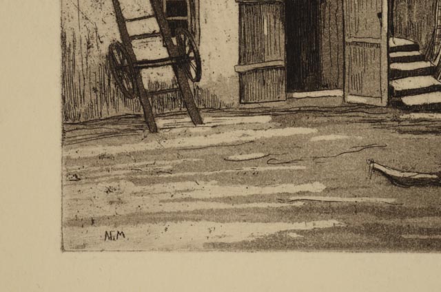 Four A. Graeme Mitchell Original Etchings