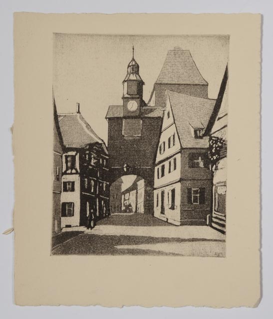 Four A. Graeme Mitchell Original Etchings