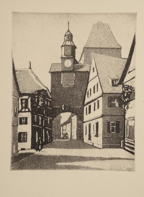 Four A. Graeme Mitchell Original Etchings