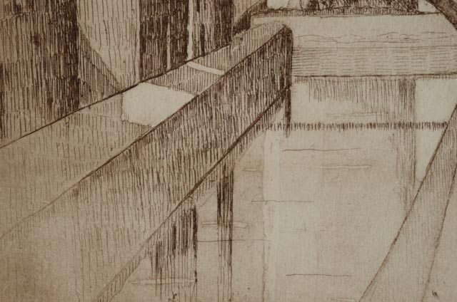 Four A. Graeme Mitchell Original Etchings