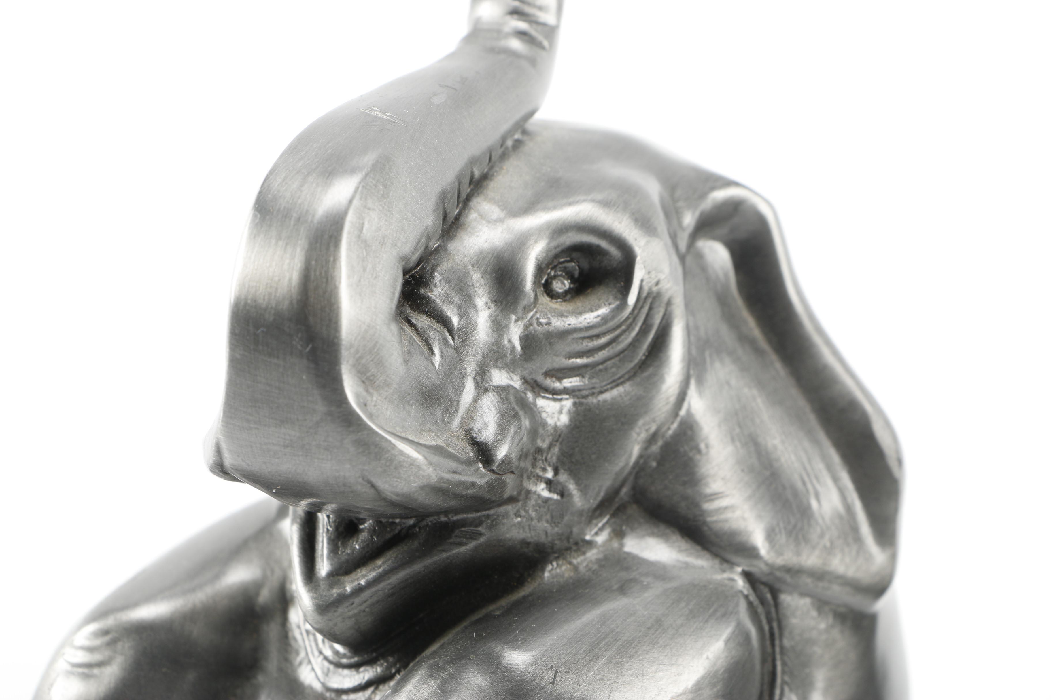 Pair of Metal Elephant Bookends