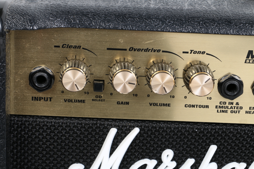 2010 Left-Handed Fender Stratocaster and Marshall Amplifier