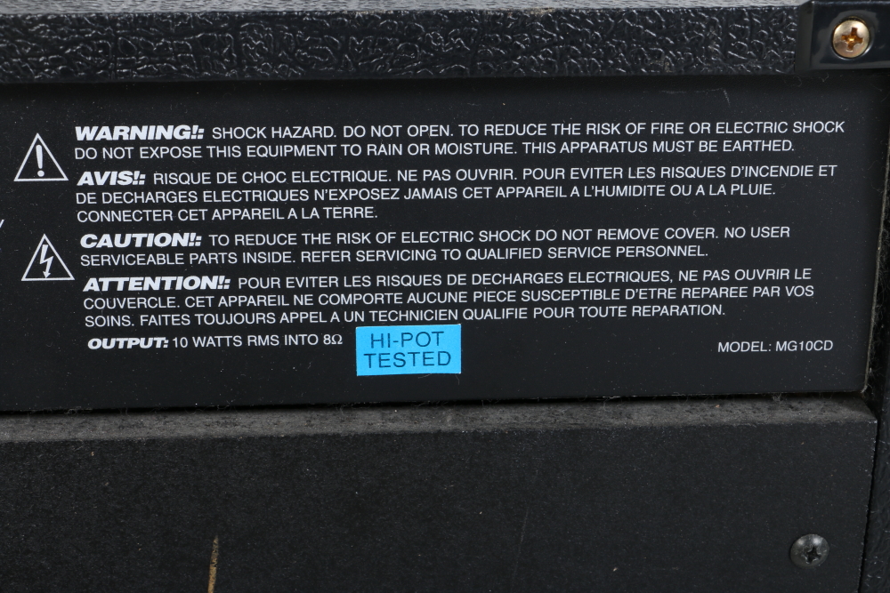 2010 Left-Handed Fender Stratocaster and Marshall Amplifier