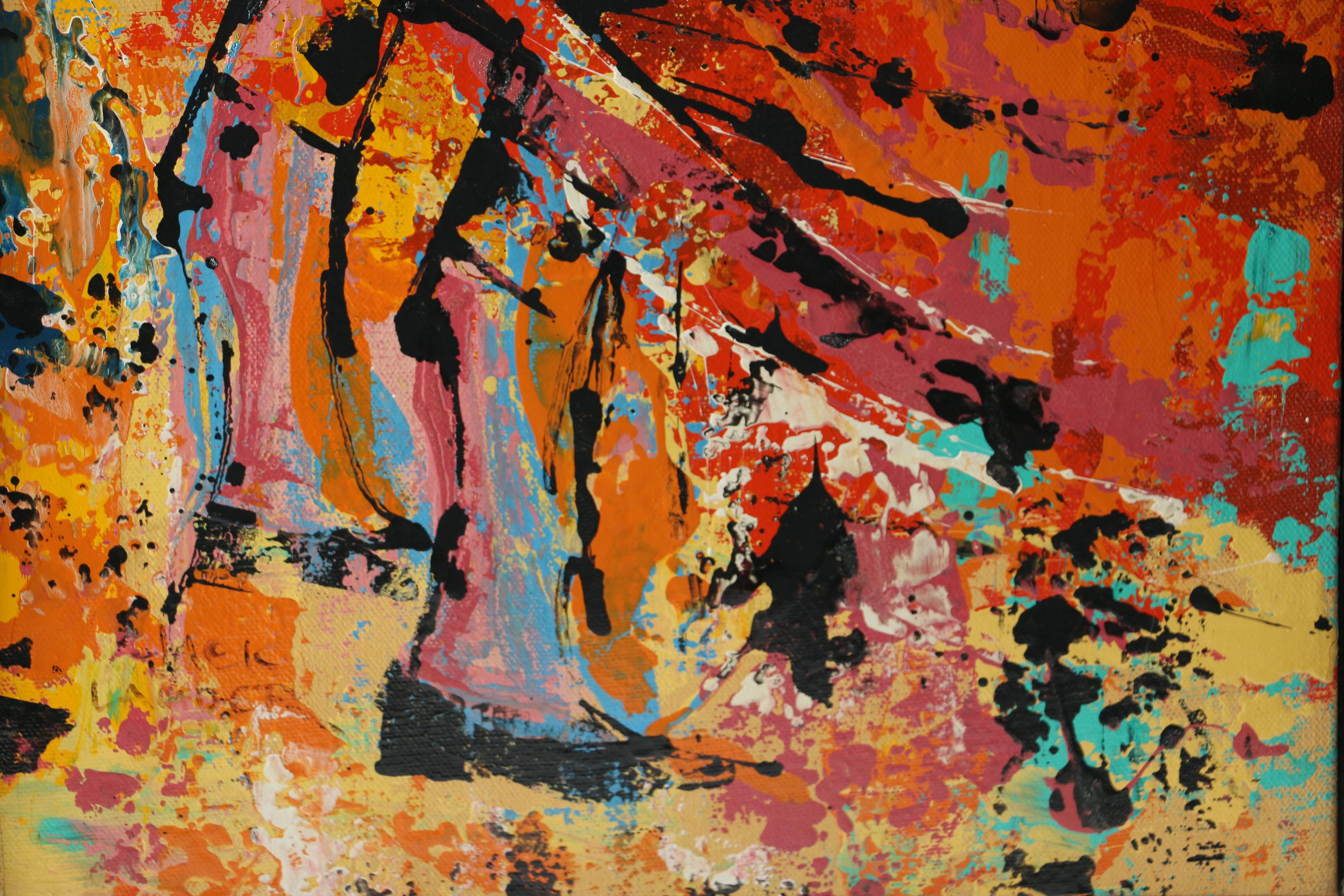 Jack Lauder Oil on Canvas of a Matador