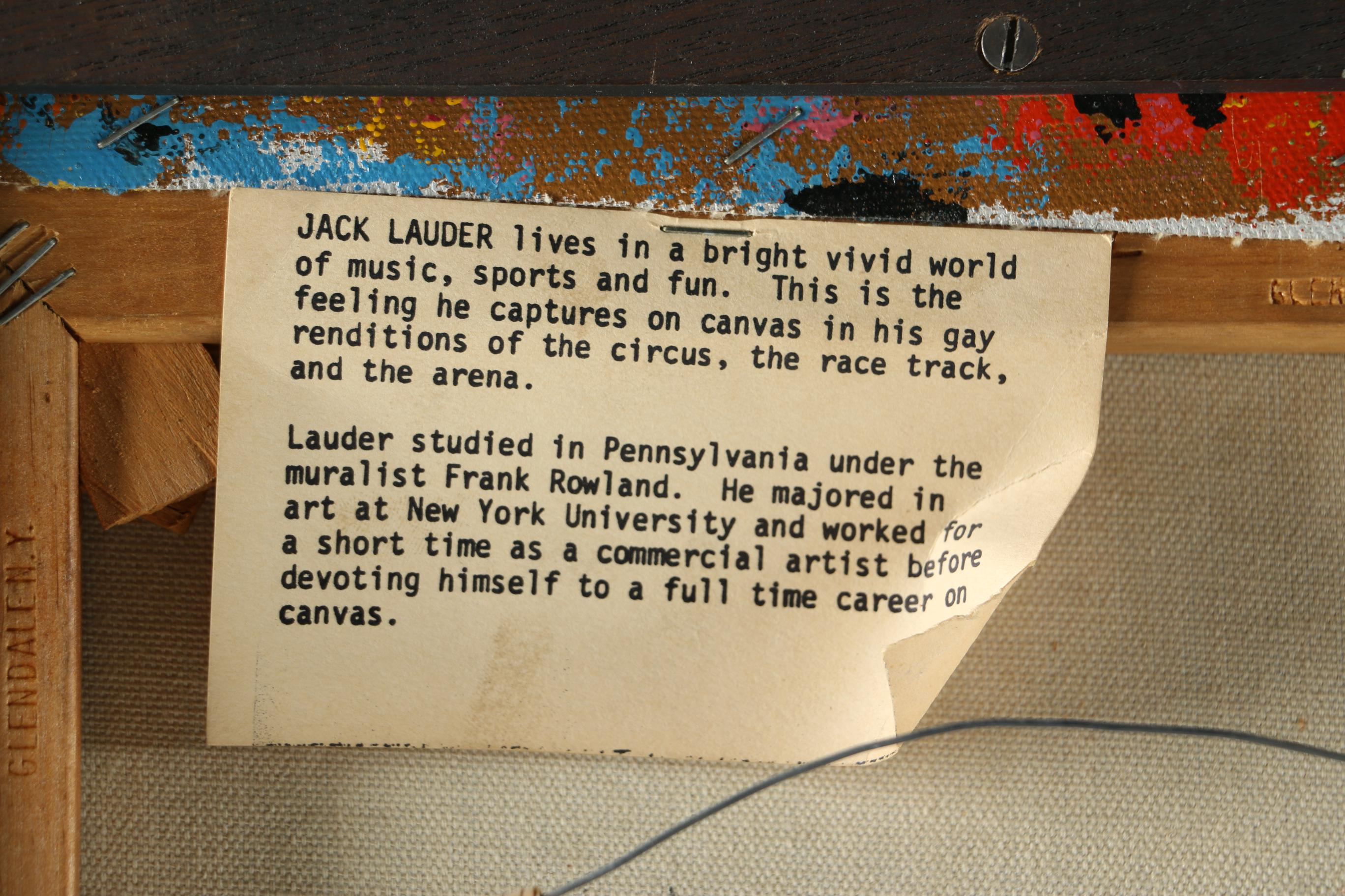 Jack Lauder Oil on Canvas of a Matador