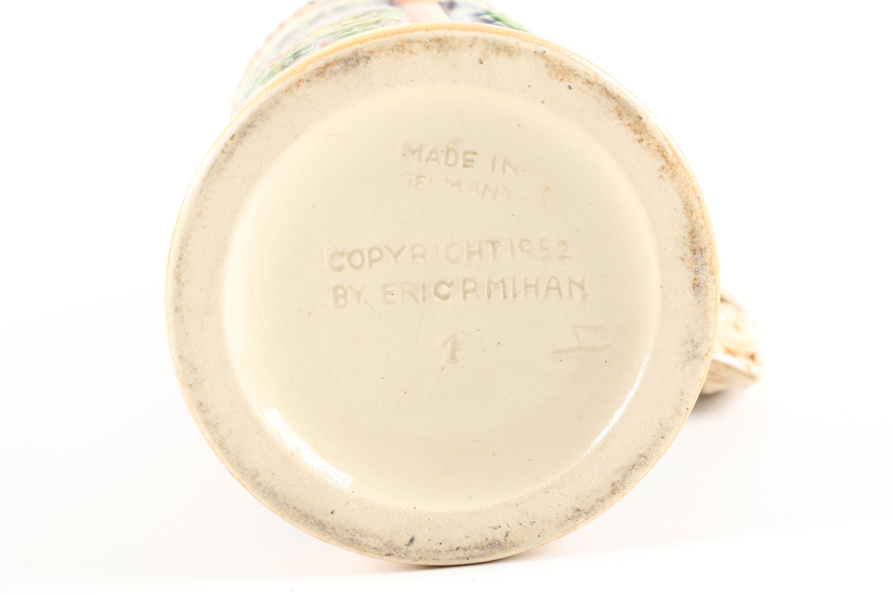 1952 Yale Ceramic Beer Stein