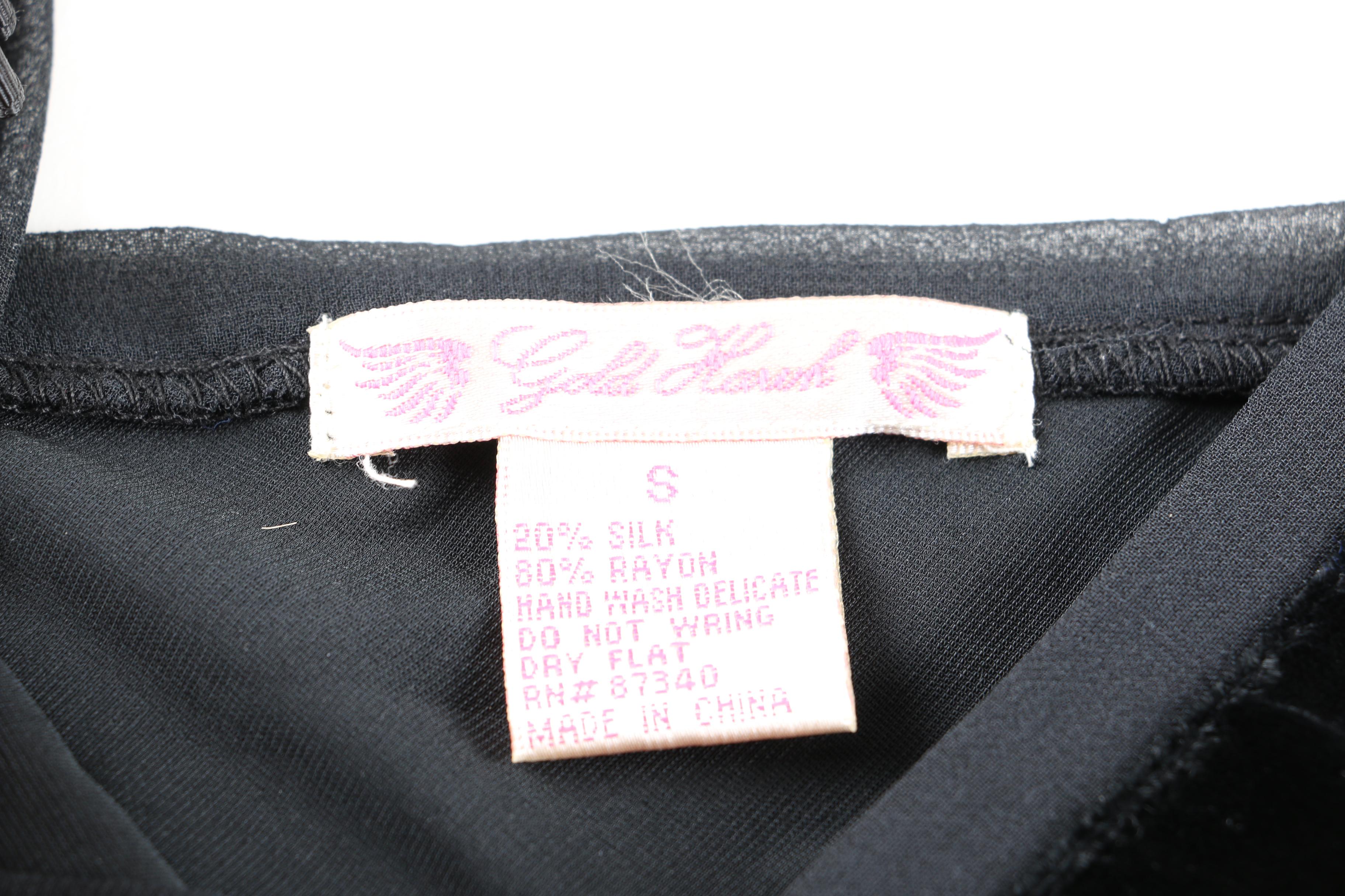 Black Velvet Camisole by Gold Hawk