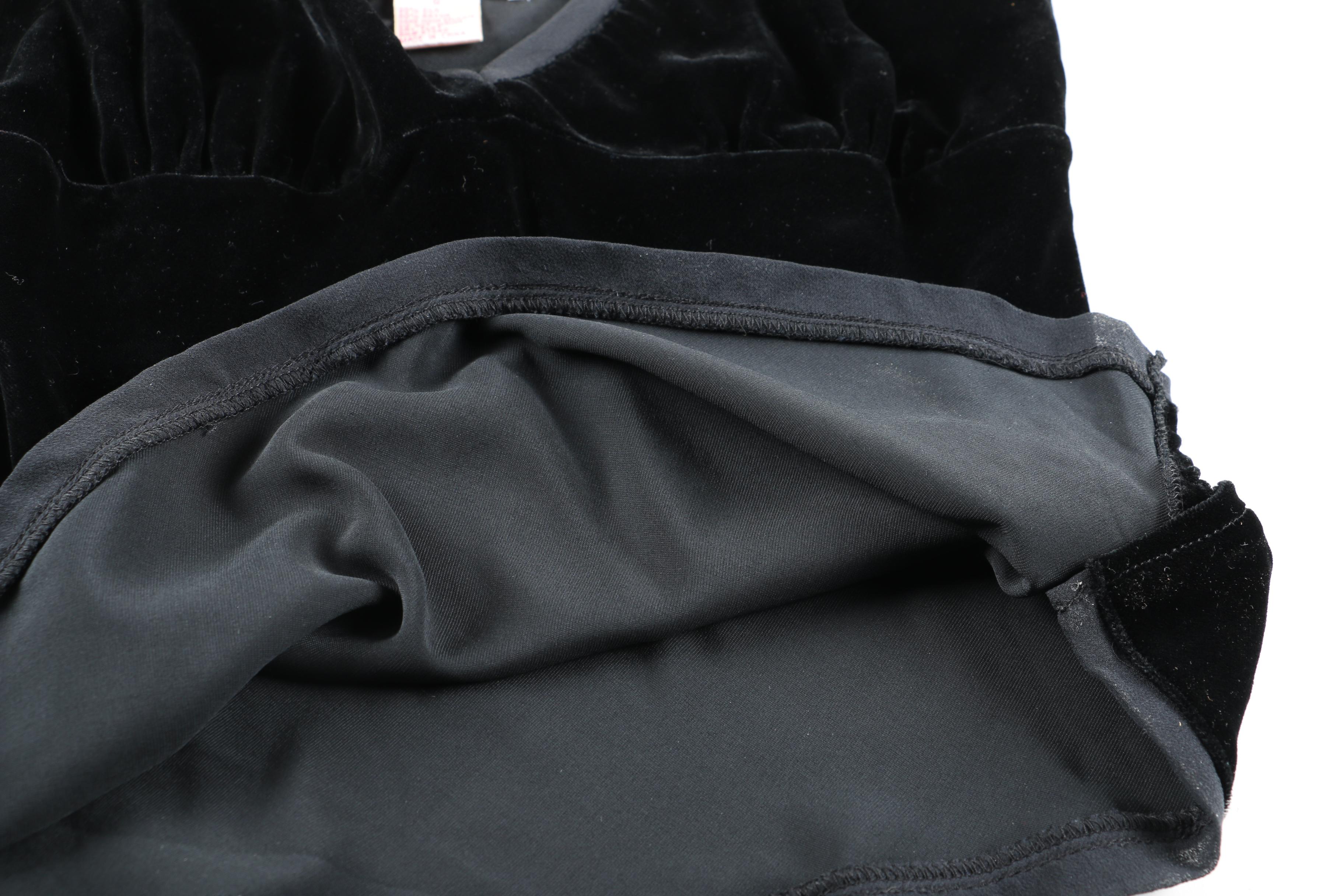 Black Velvet Camisole by Gold Hawk