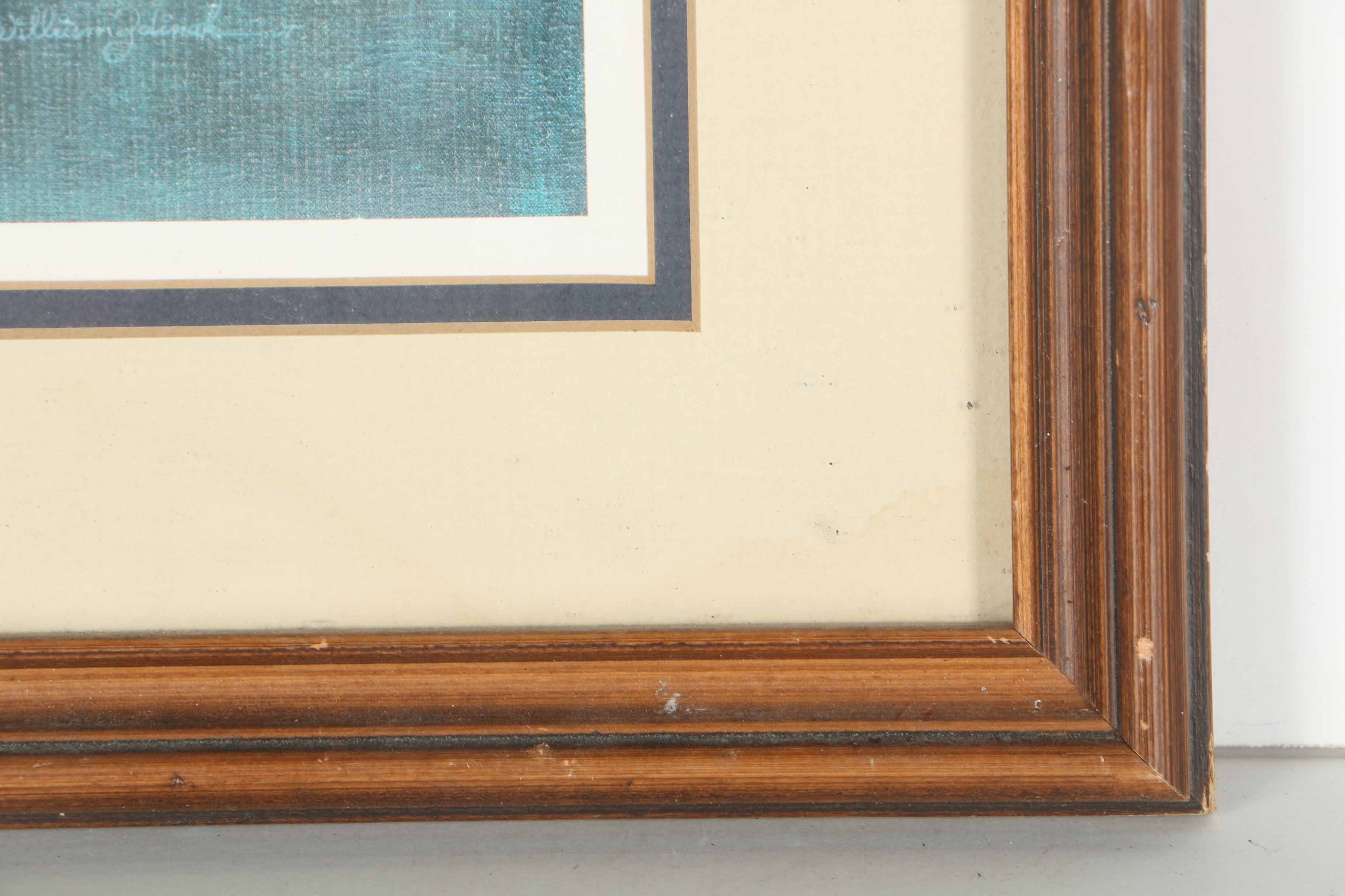 After William Zdinak Offset Lithograph "In His Image"