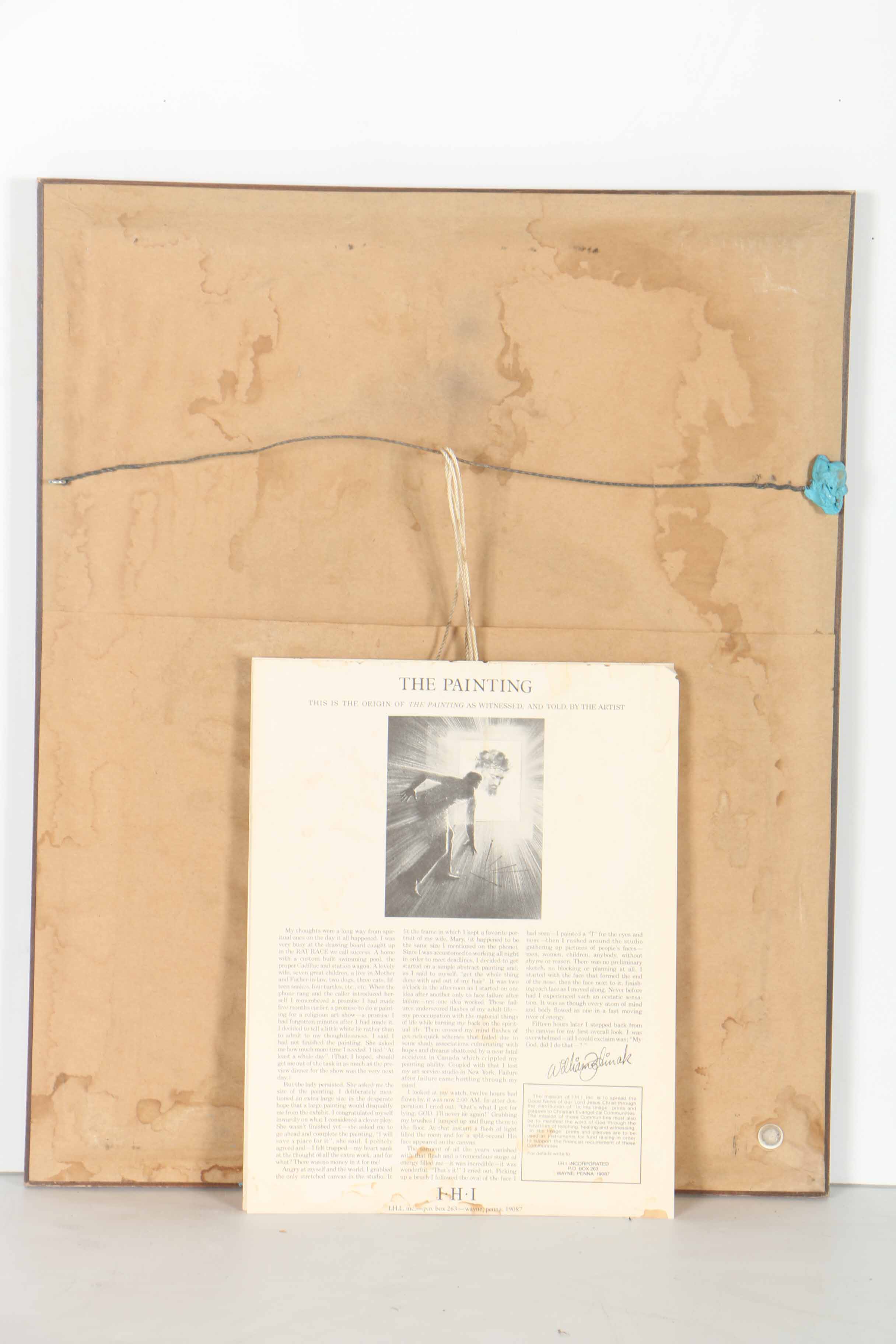 After William Zdinak Offset Lithograph "In His Image"