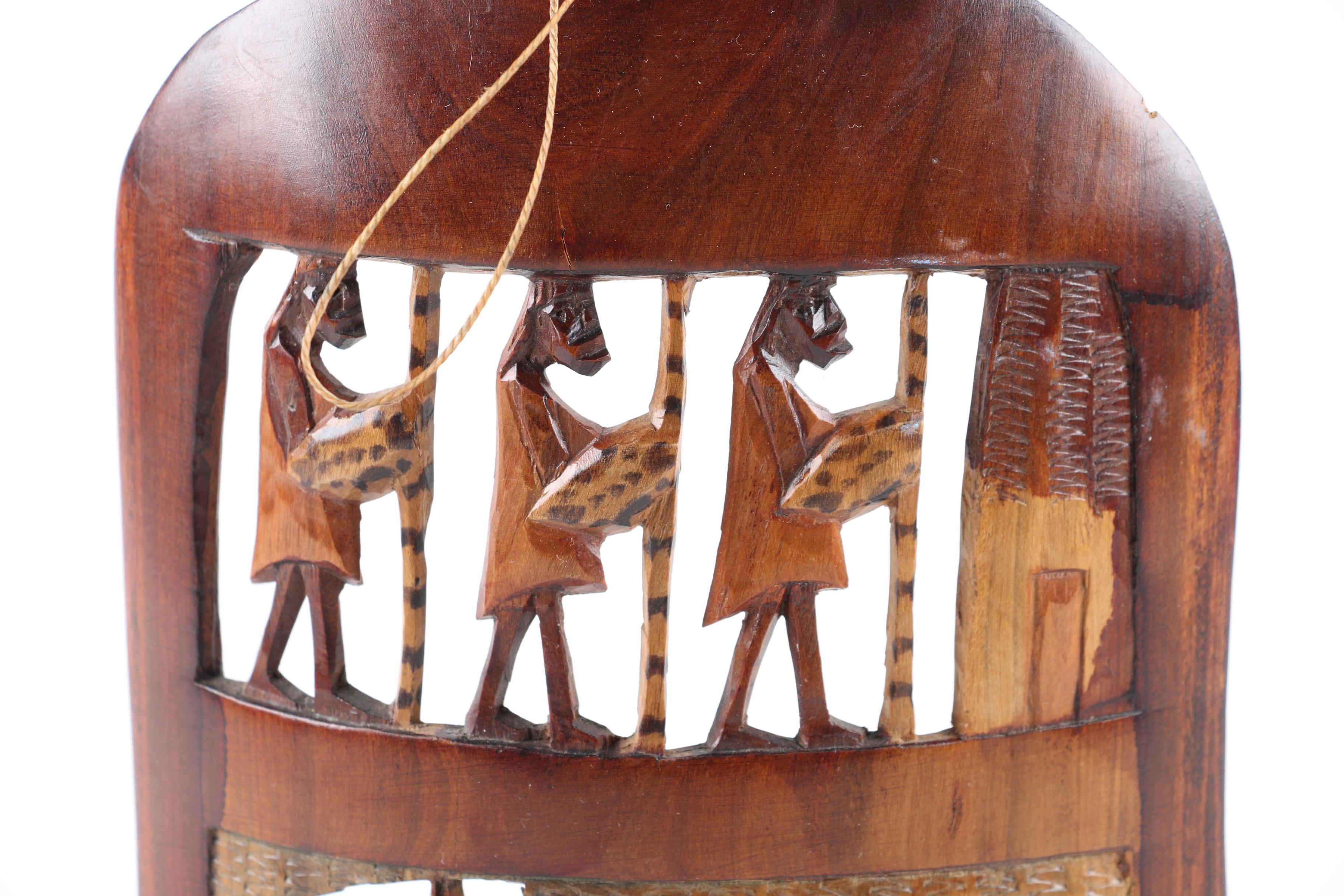 African Inspired Wooden Carved Wall Decor