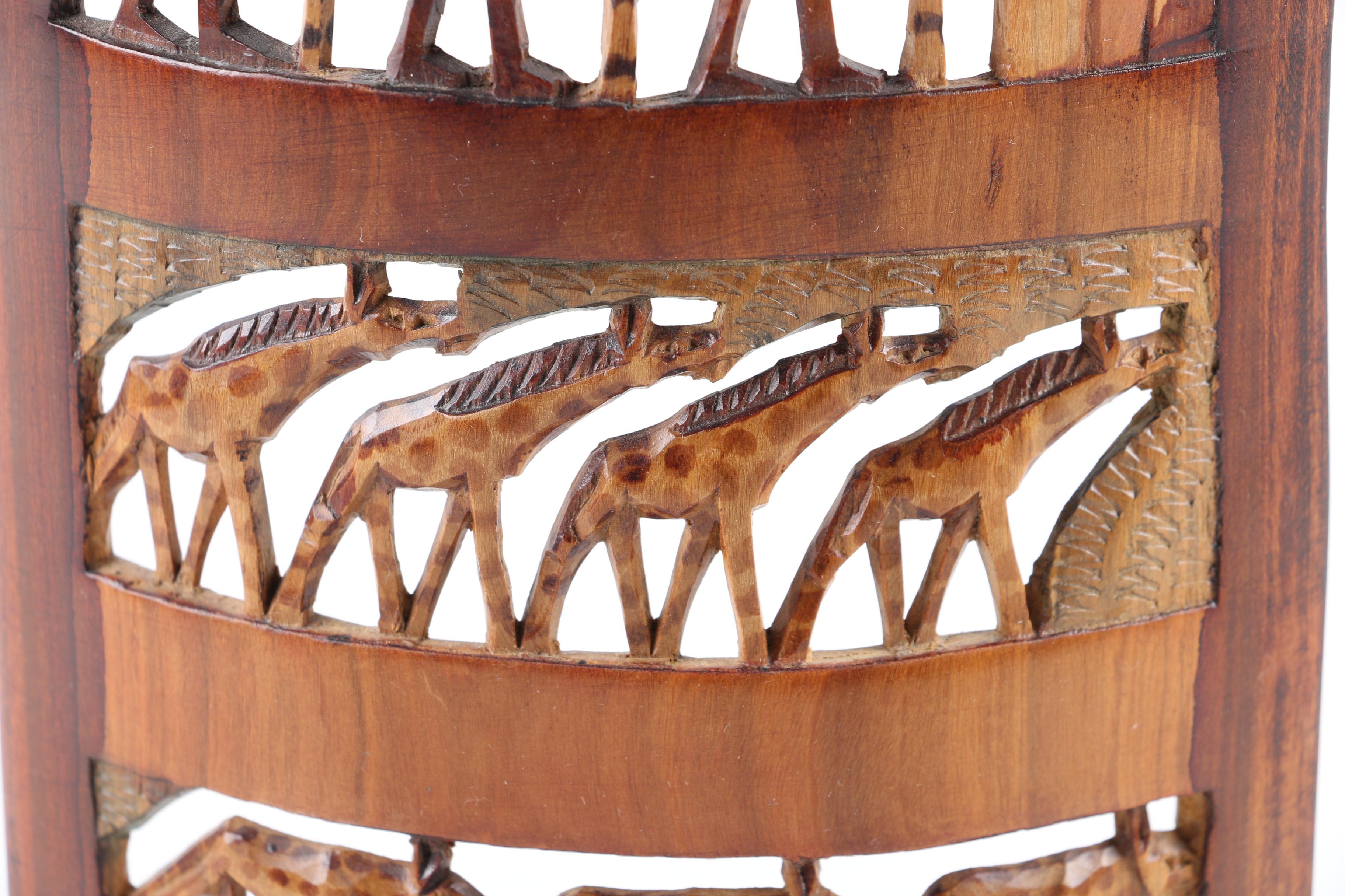 African Inspired Wooden Carved Wall Decor