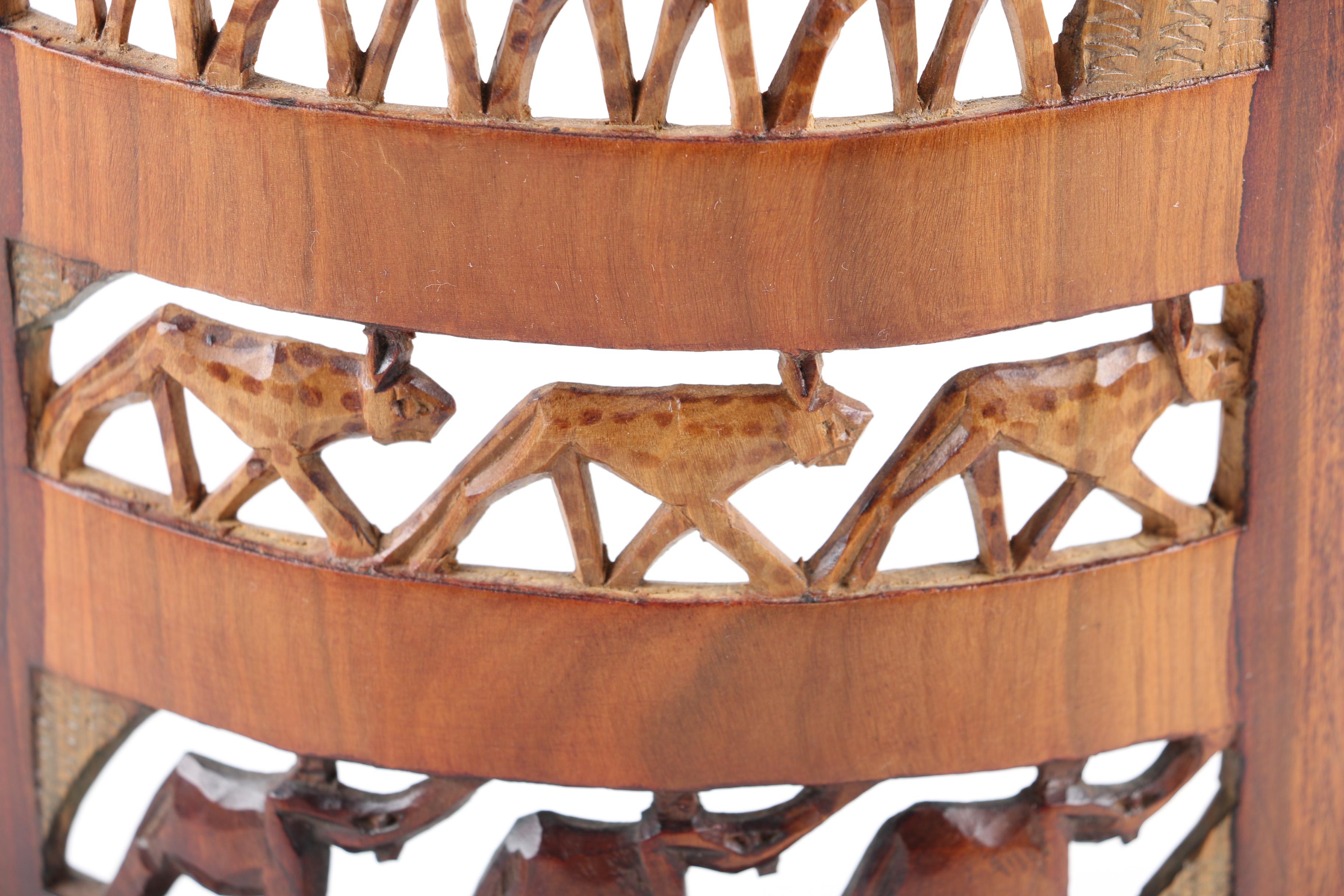 African Inspired Wooden Carved Wall Decor