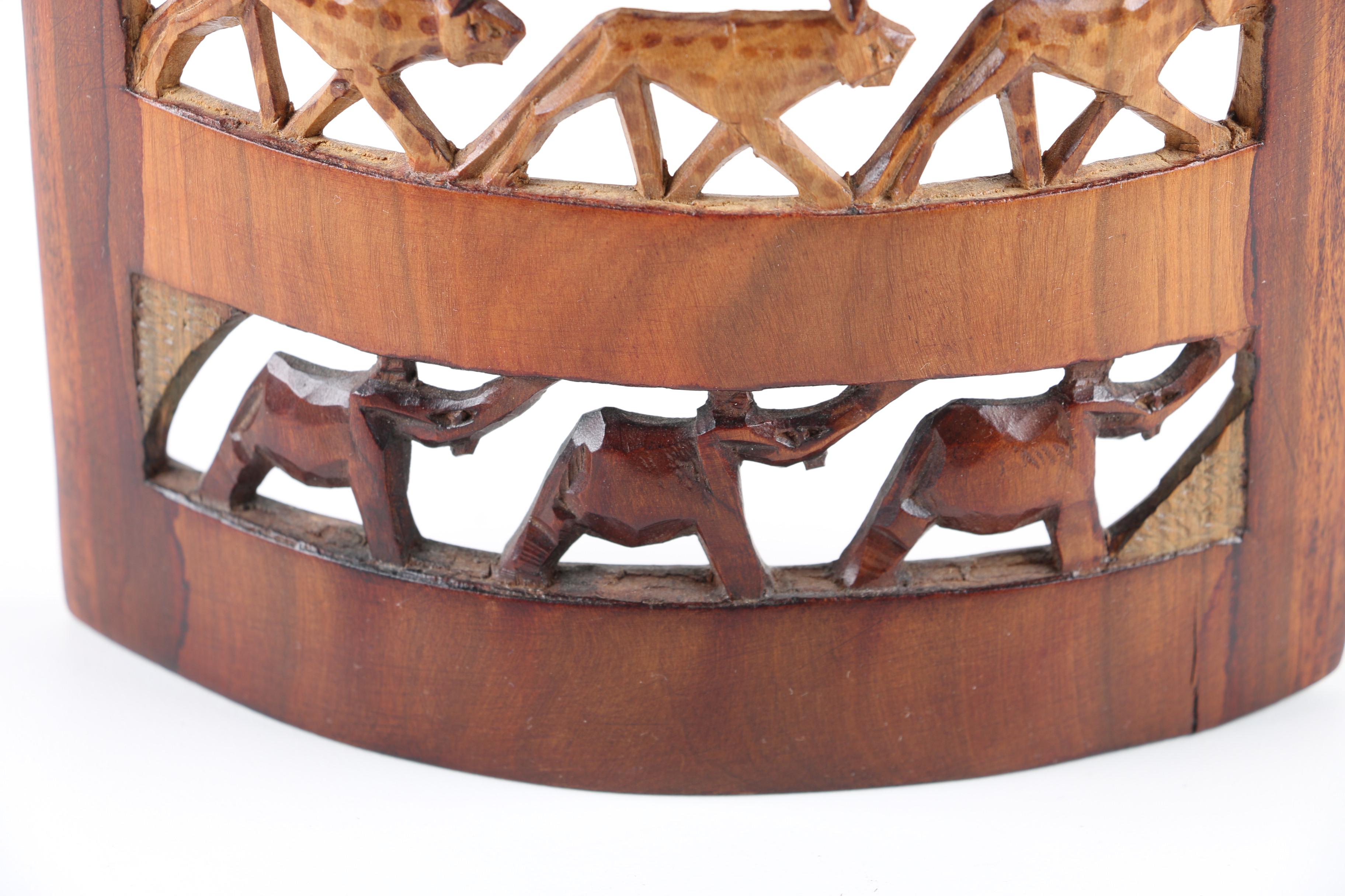 African Inspired Wooden Carved Wall Decor