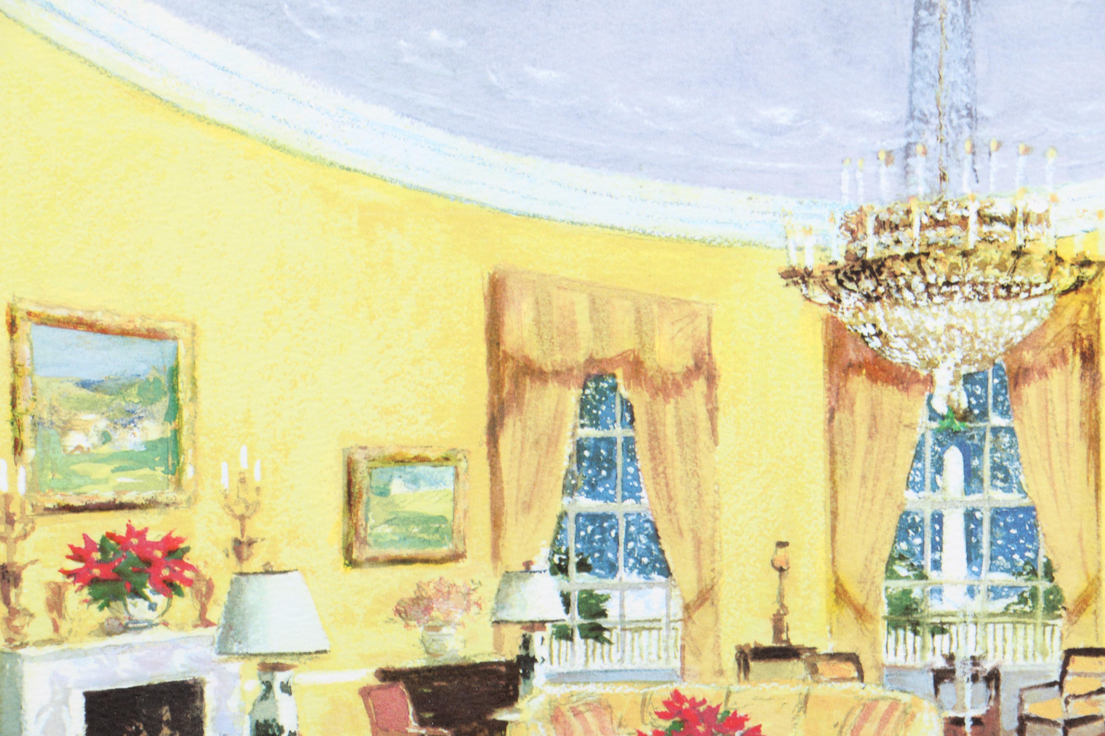 Facsimile Signed Clinton Family Christmas Card