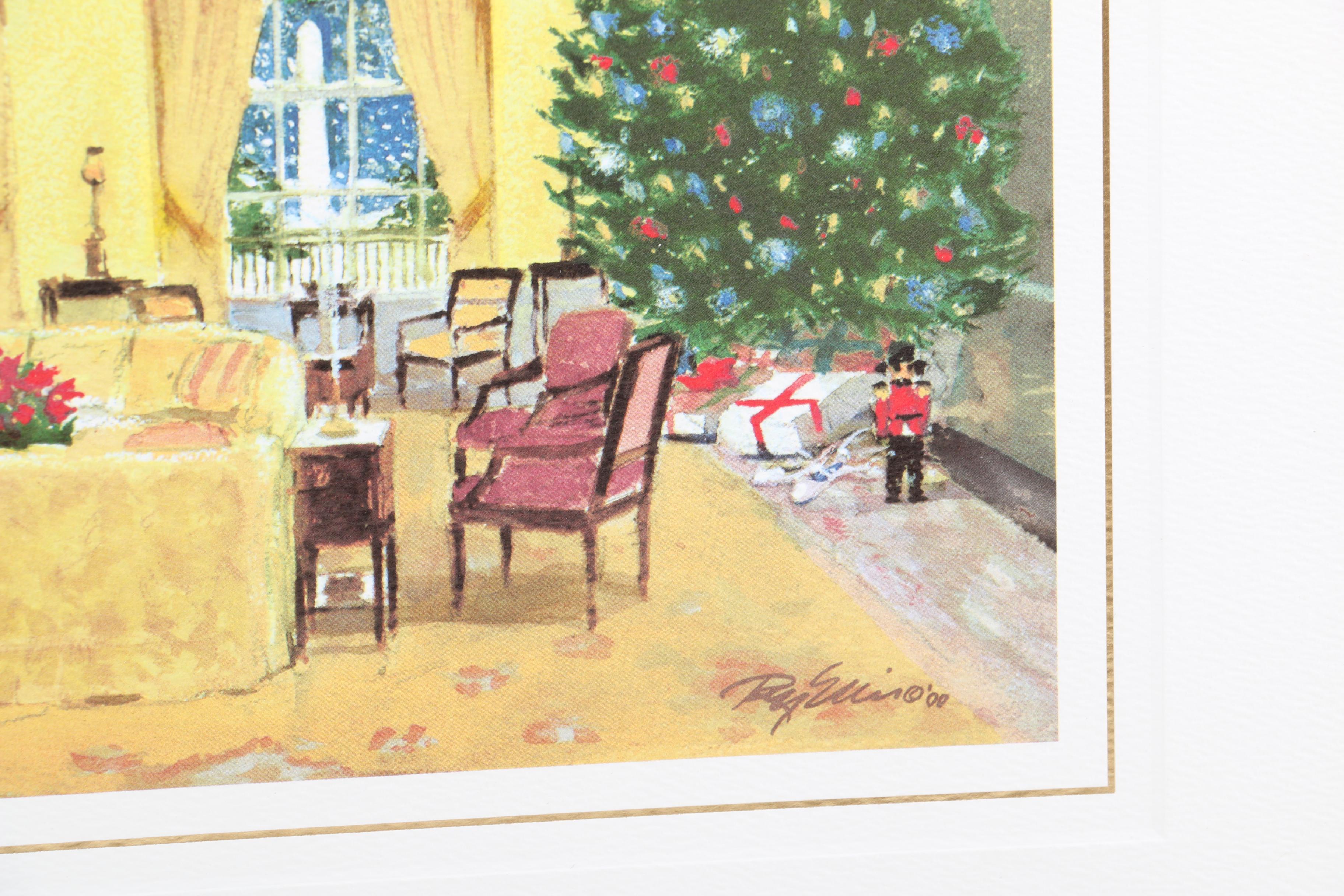Facsimile Signed Clinton Family Christmas Card
