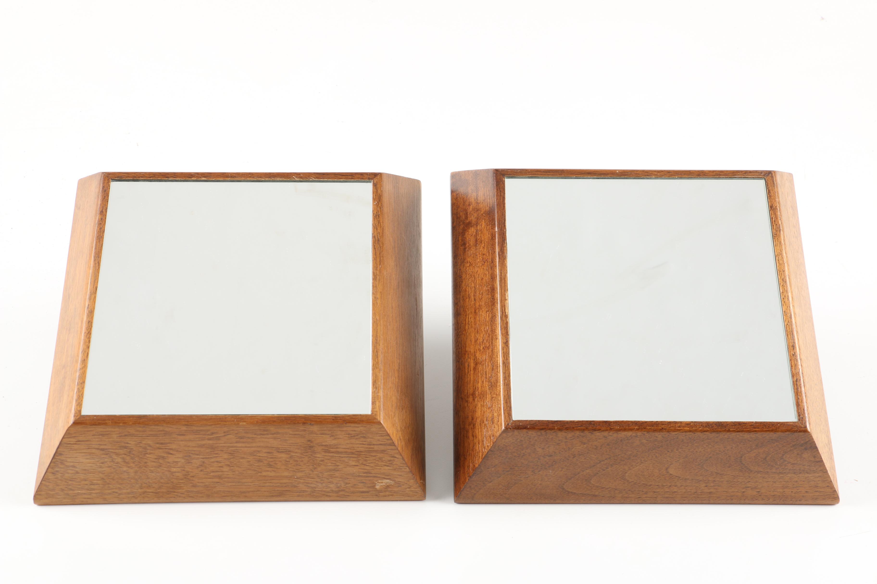 Mirrored Wood Display Bases