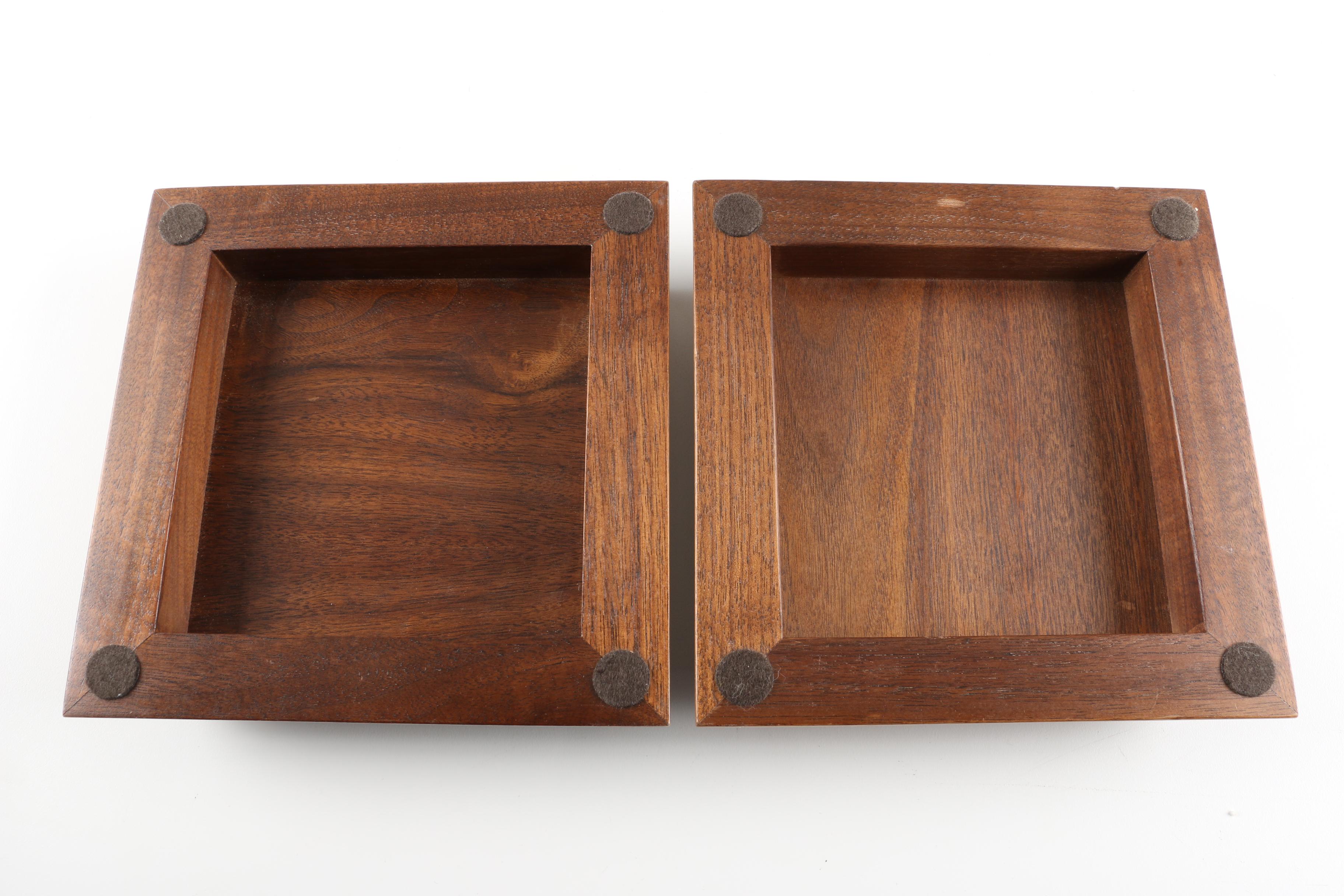 Mirrored Wood Display Bases