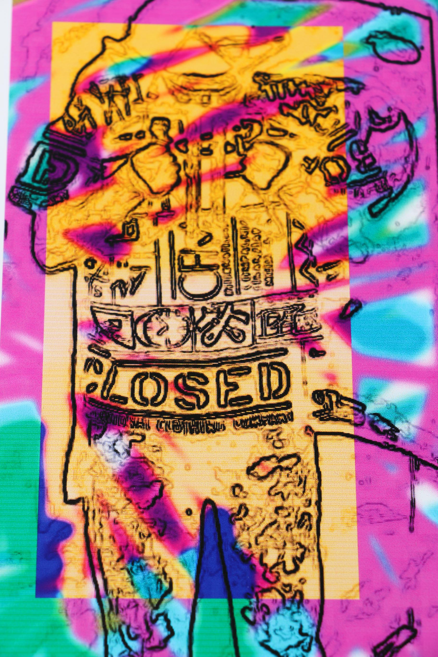 Pair of Vibrant Monoprints