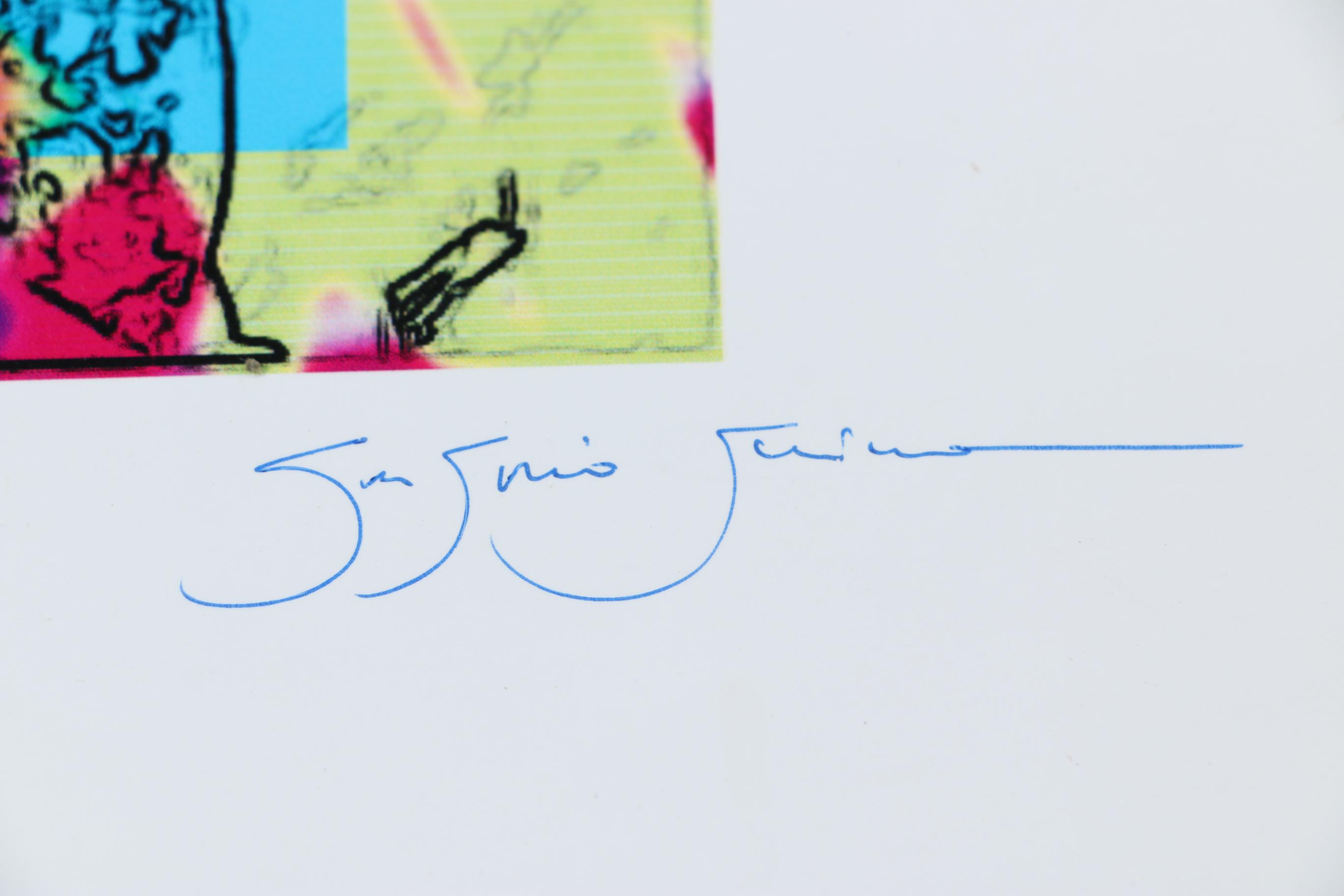 Pair of Vibrant Monoprints