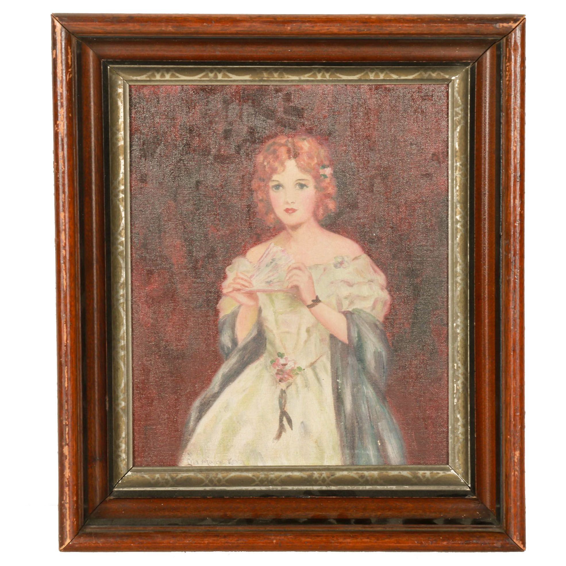Lila Moore Keen Southern Belle Oil on Canvas