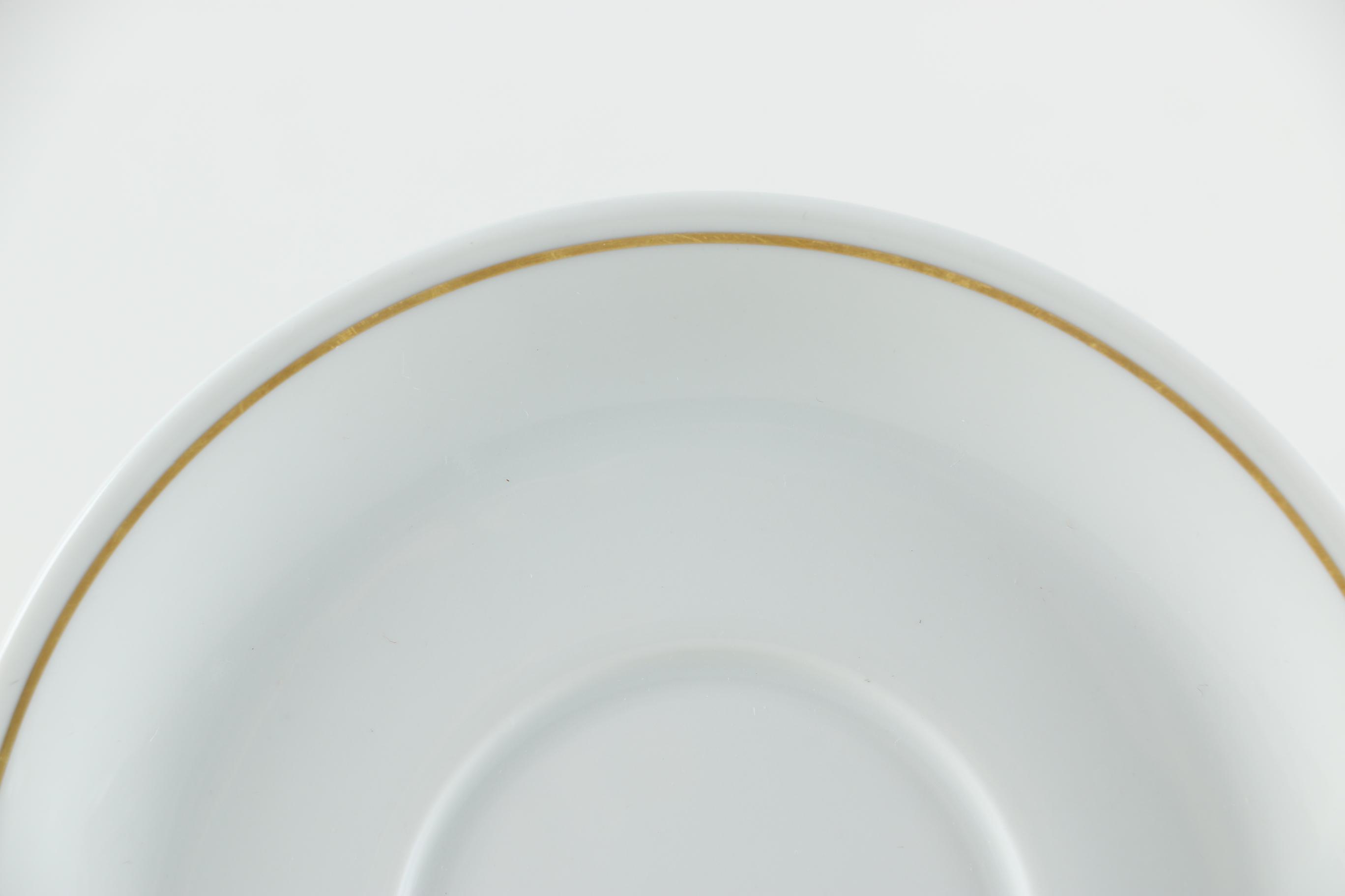 Late 1960s Mercedes-Benz VIP "Eleganz" Porcelain Coffee Set Featuring Schönwald and Wedgwood