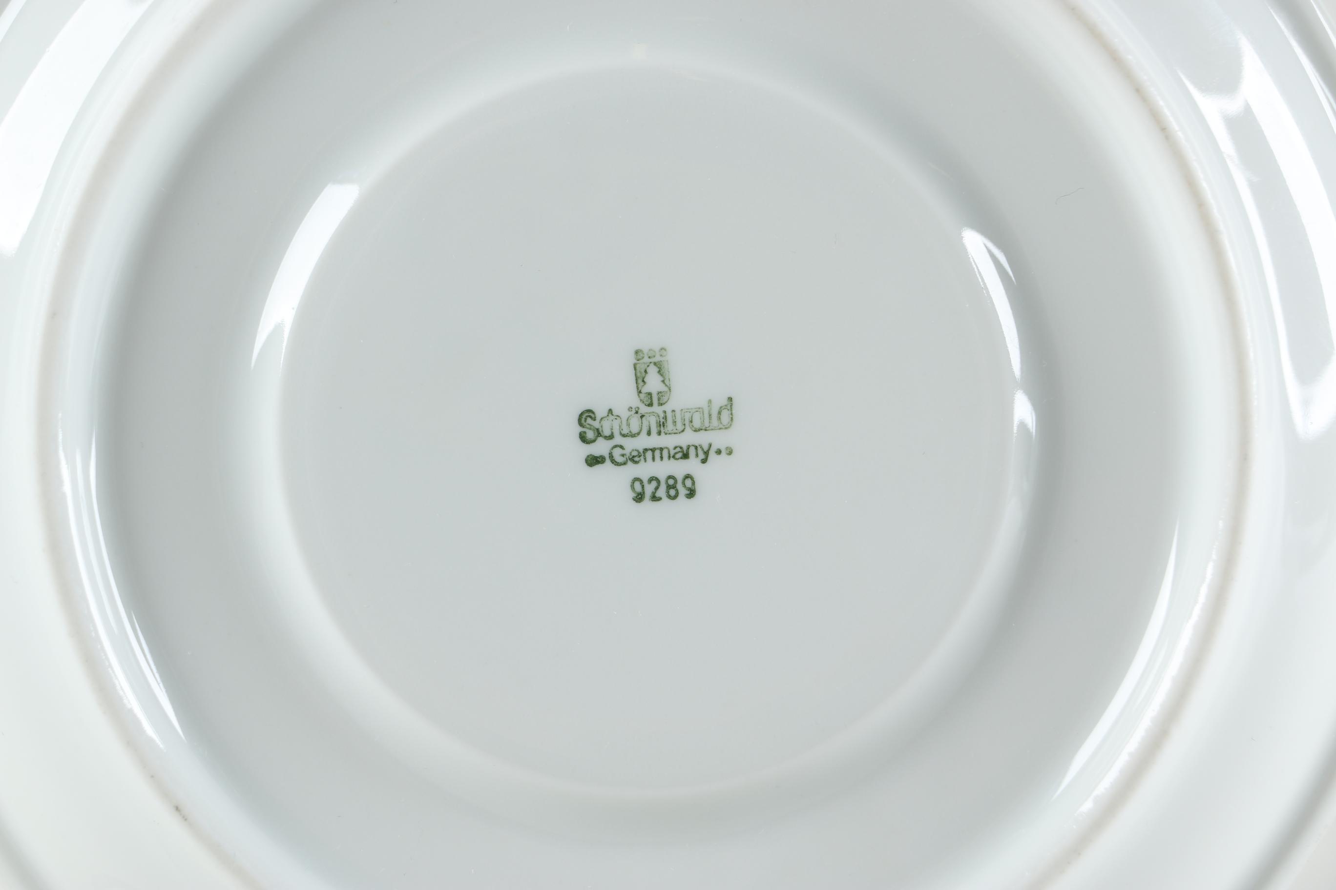 Late 1960s Mercedes-Benz VIP "Eleganz" Porcelain Coffee Set Featuring Schönwald and Wedgwood