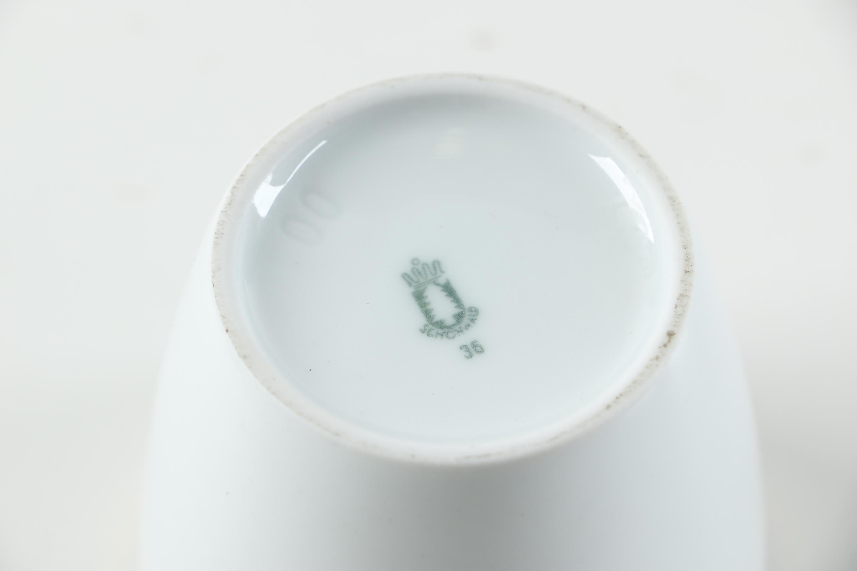 Late 1960s Mercedes-Benz VIP "Eleganz" Porcelain Coffee Set Featuring Schönwald and Wedgwood