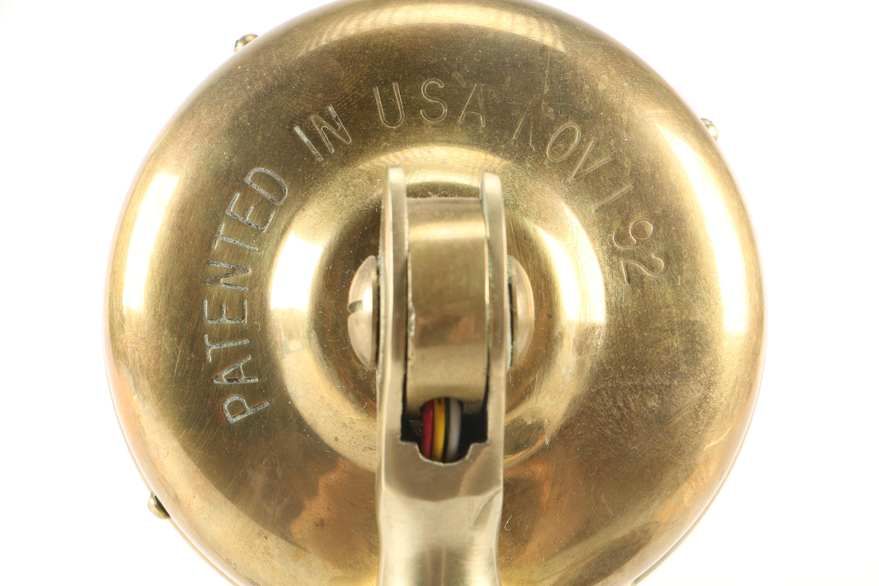 Vintage Brass Candlestick Telephone