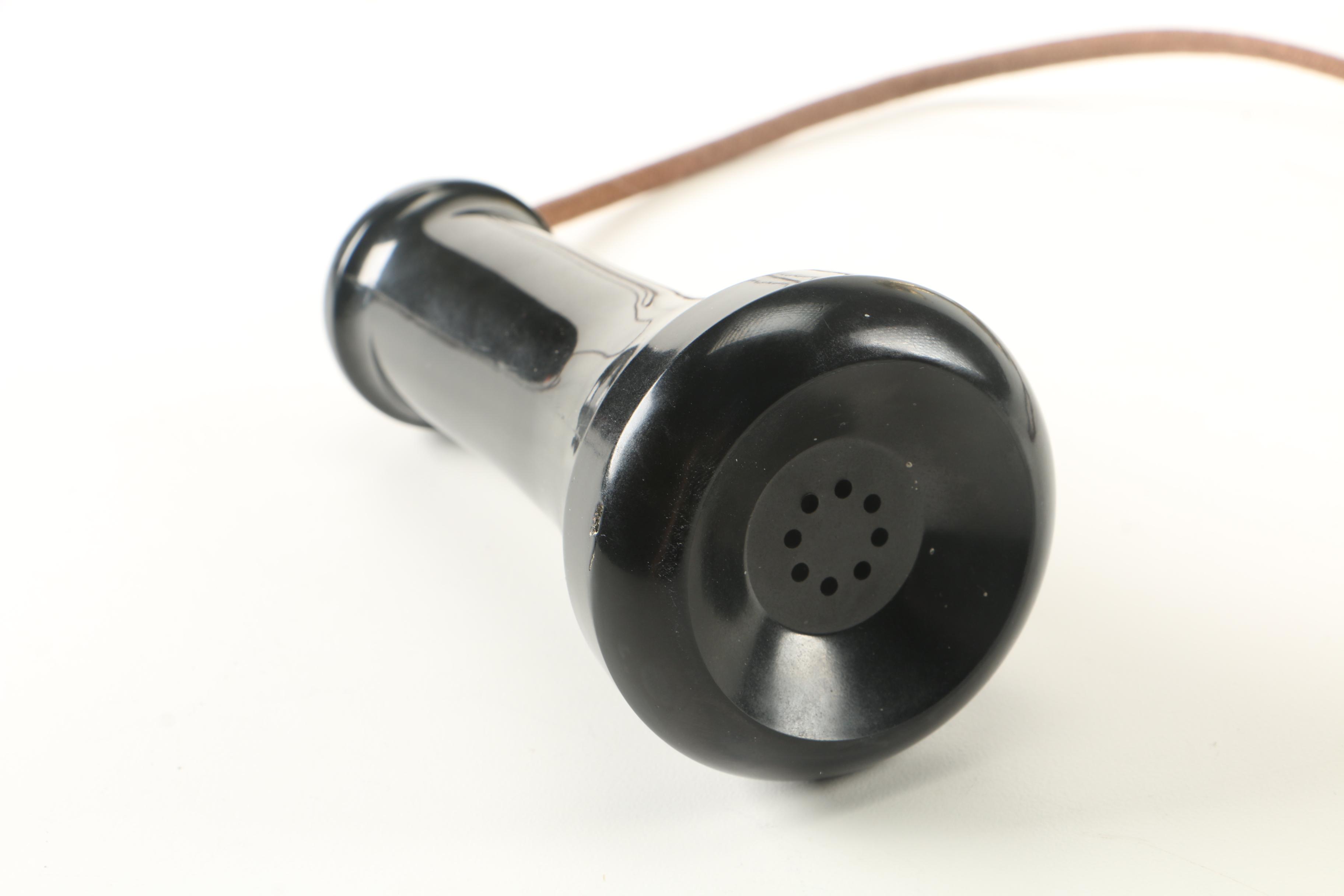 Vintage Brass Candlestick Telephone