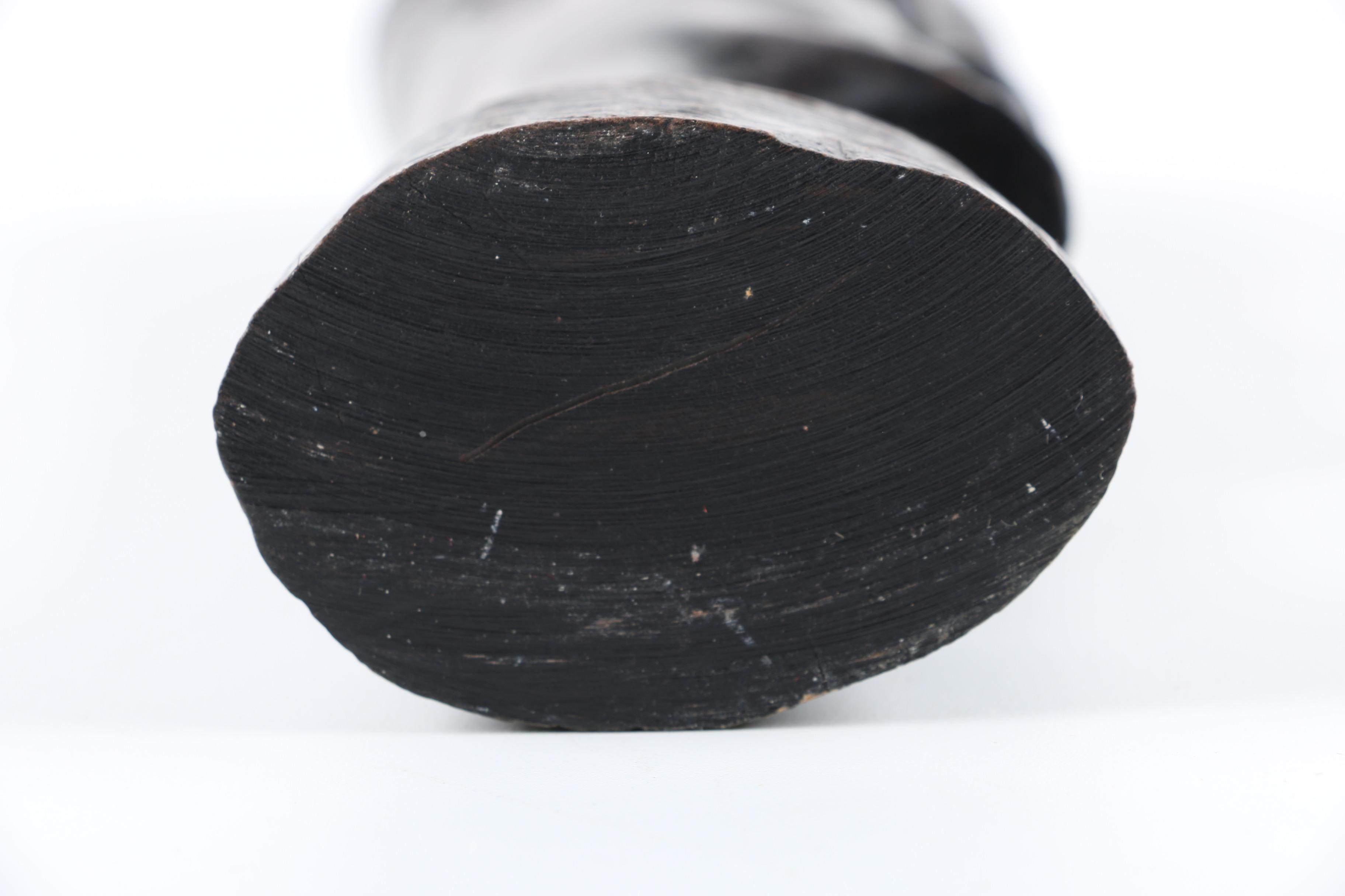 African Carved Head Sculpture