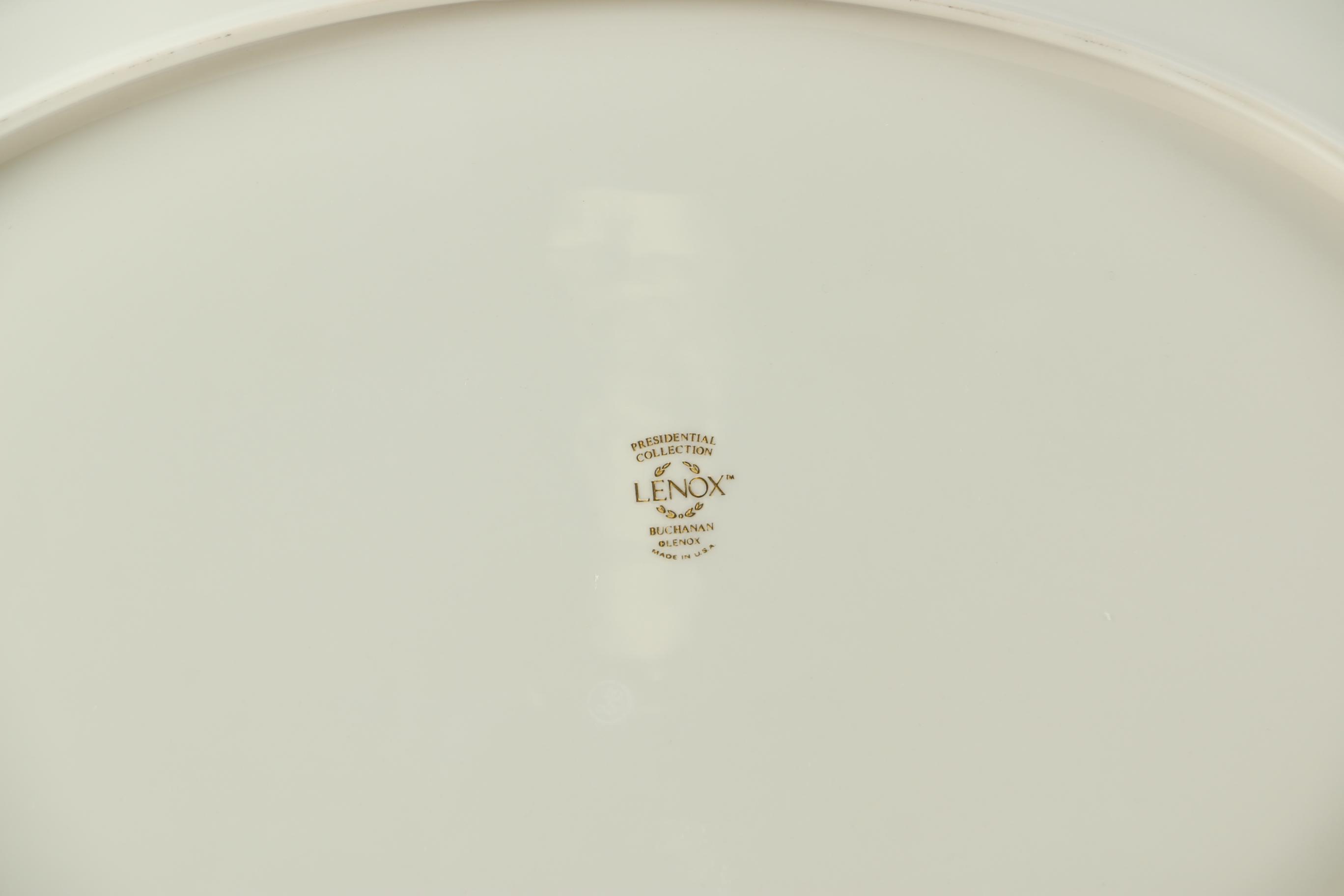 Lenox "Buchanan"  Presidental Series Bowl and Tray