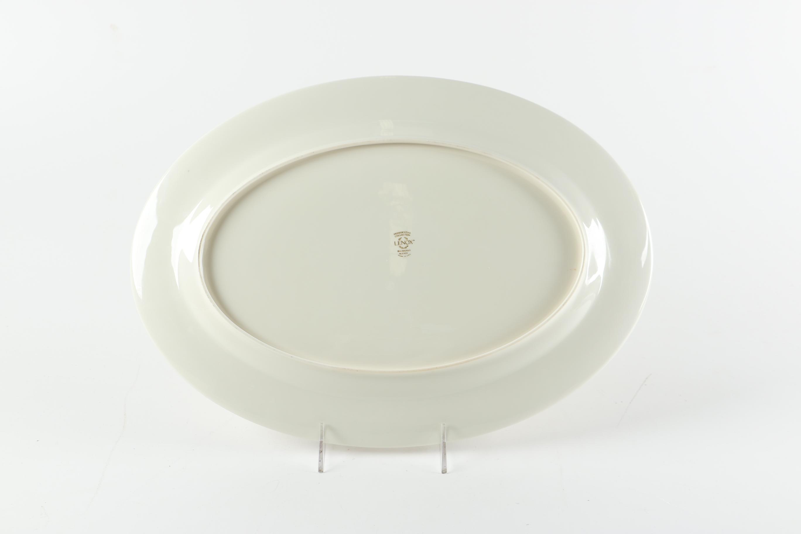 Lenox "Buchanan"  Presidental Series Bowl and Tray