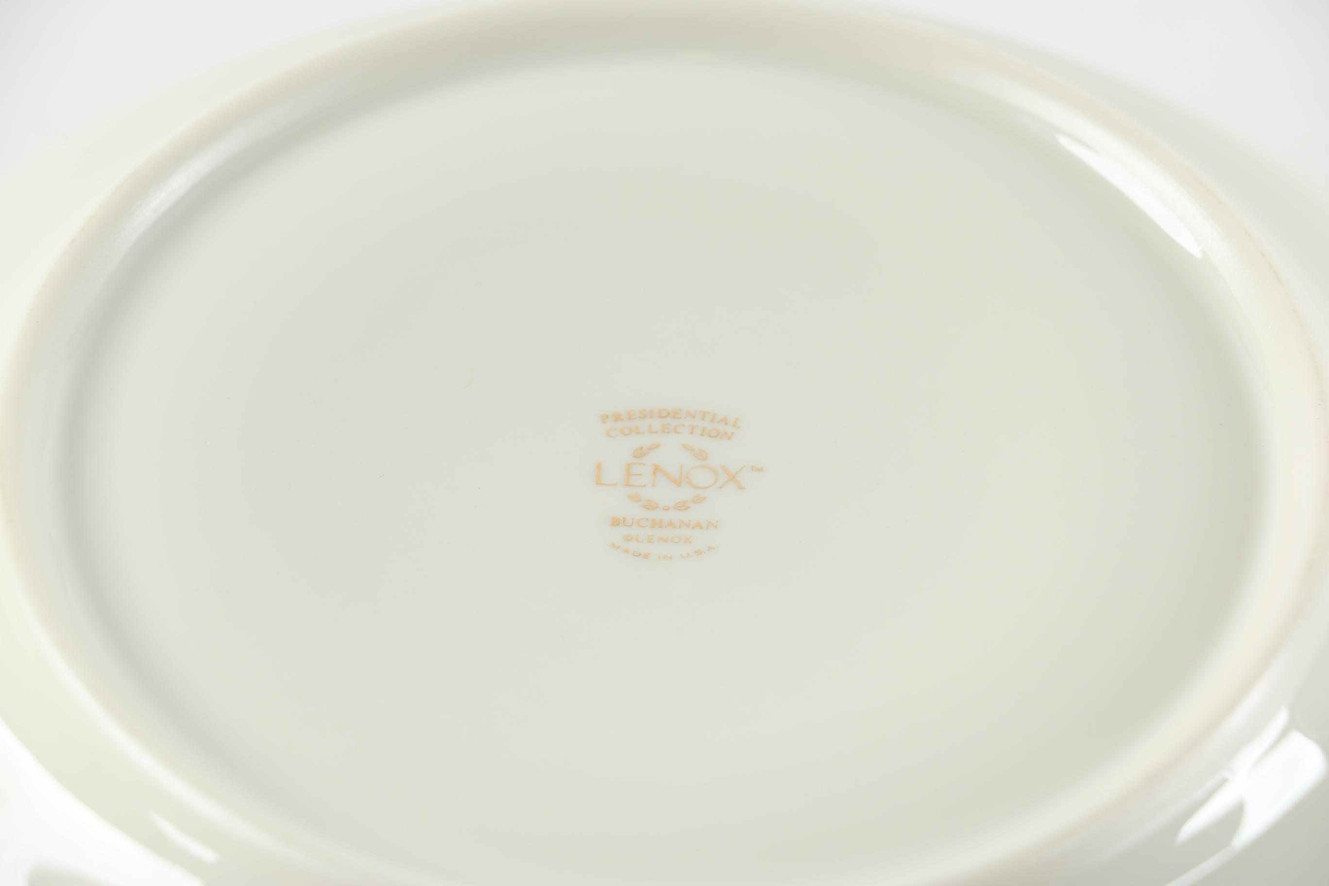 Lenox "Buchanan"  Presidental Series Bowl and Tray