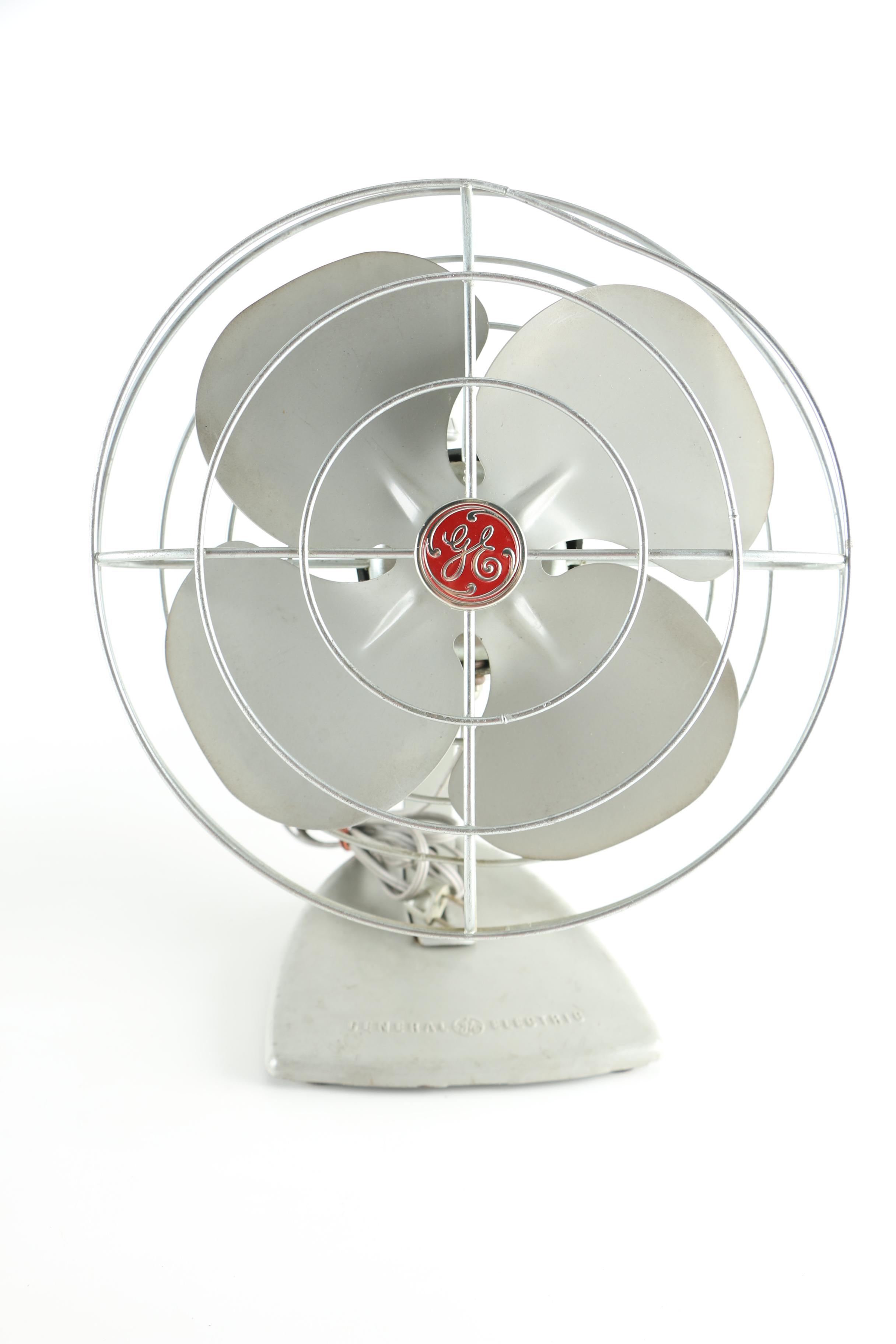 Pair of Electric Table Top Fans