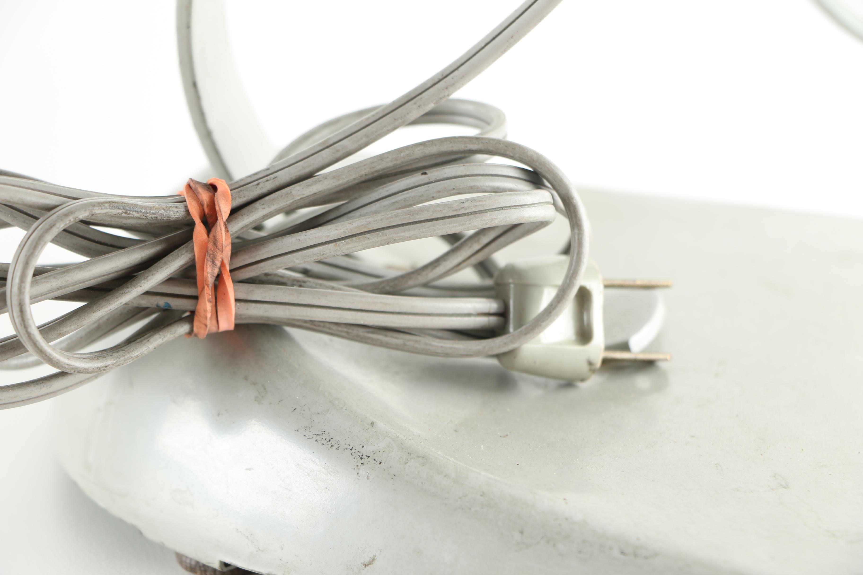 Pair of Electric Table Top Fans