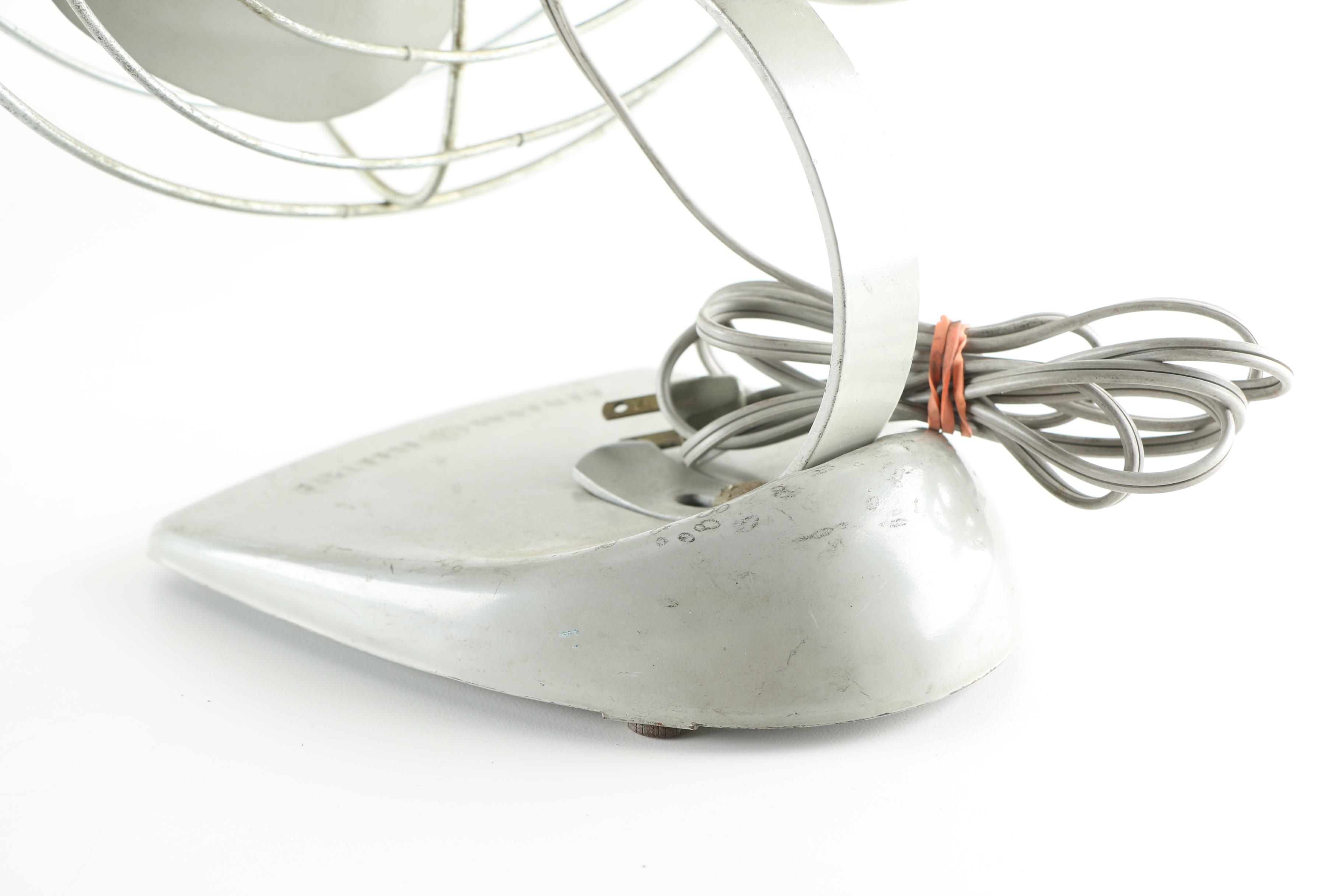 Pair of Electric Table Top Fans