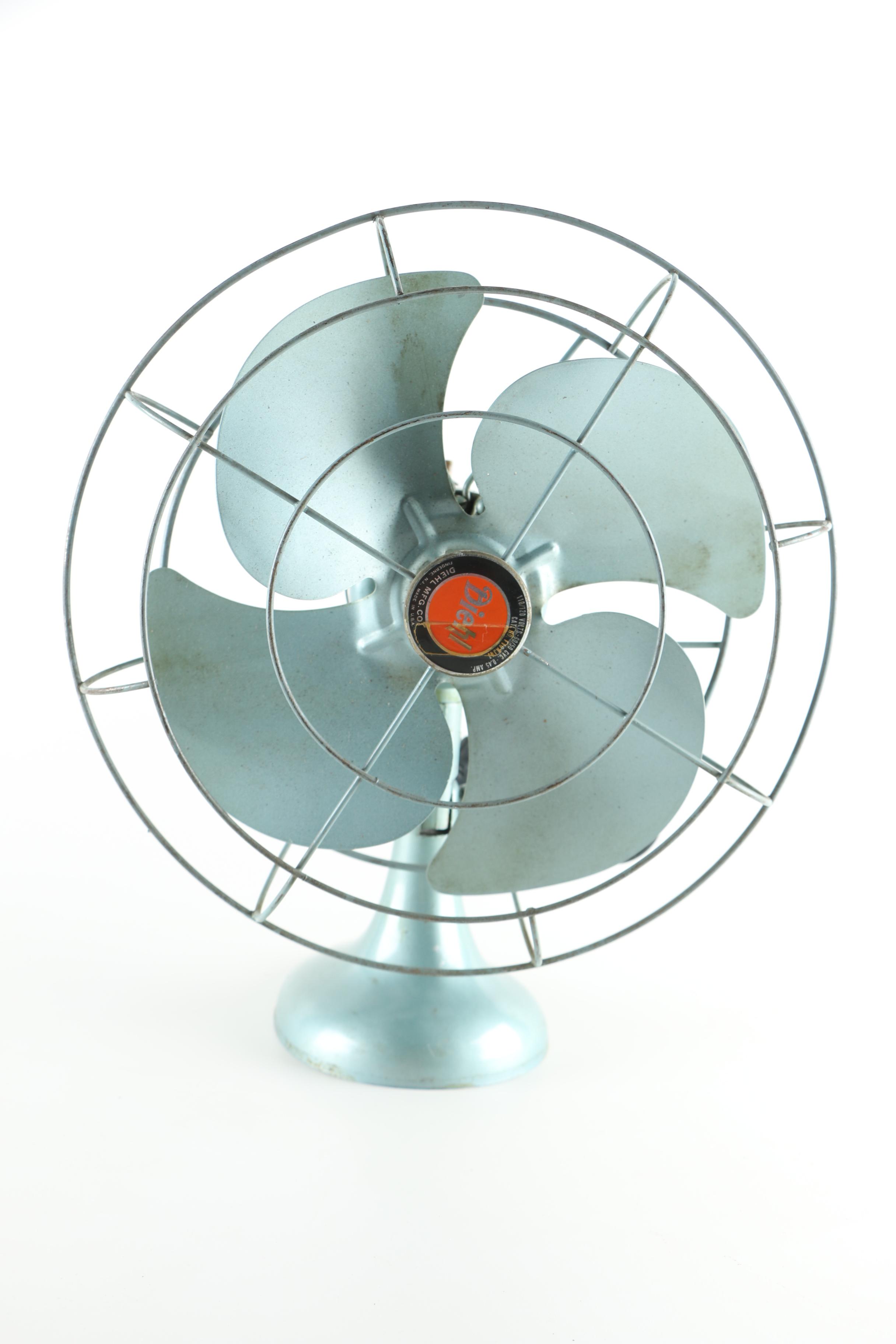 Pair of Electric Table Top Fans