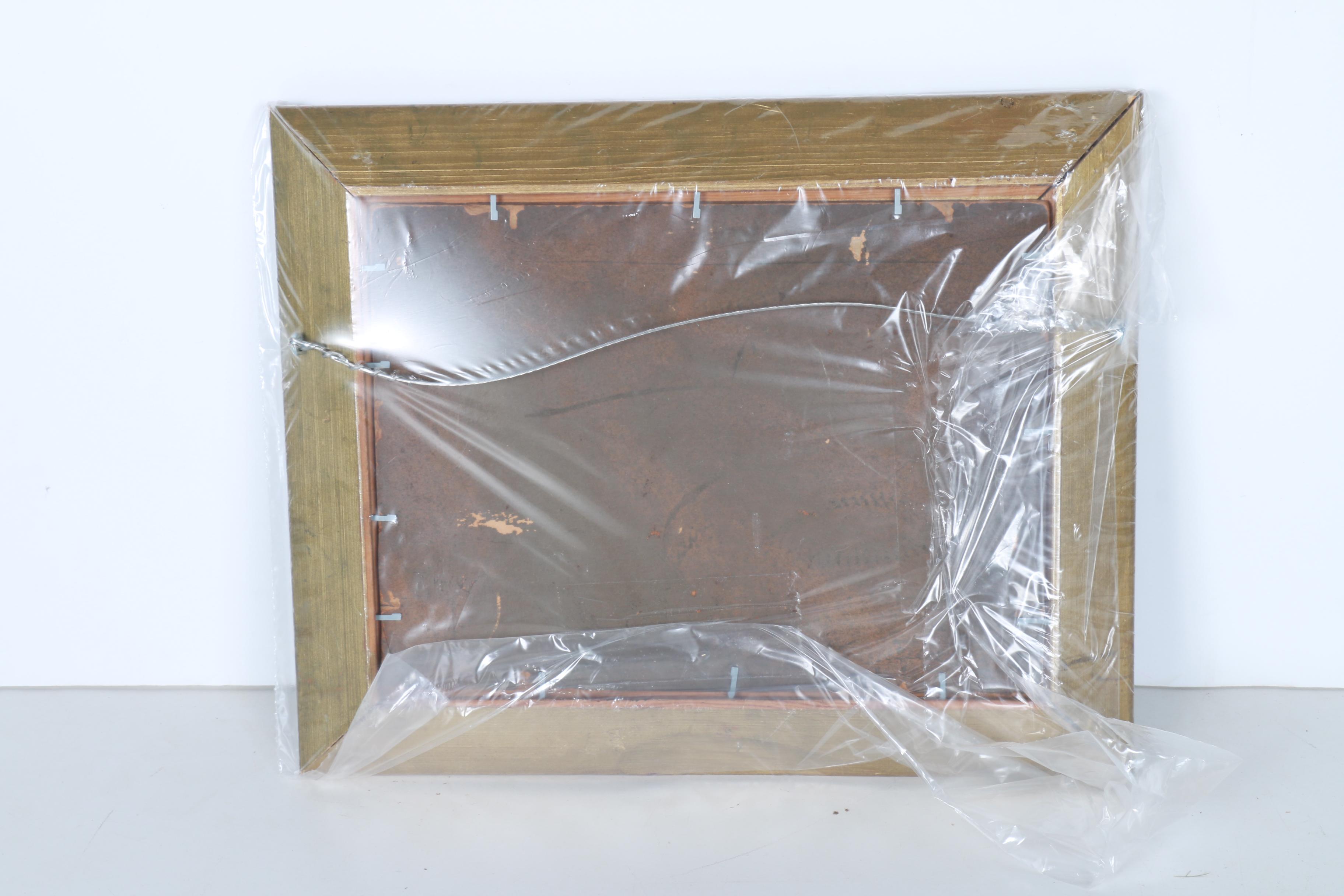 Oil on Canvas Lakeside Landscape by Max Herzog