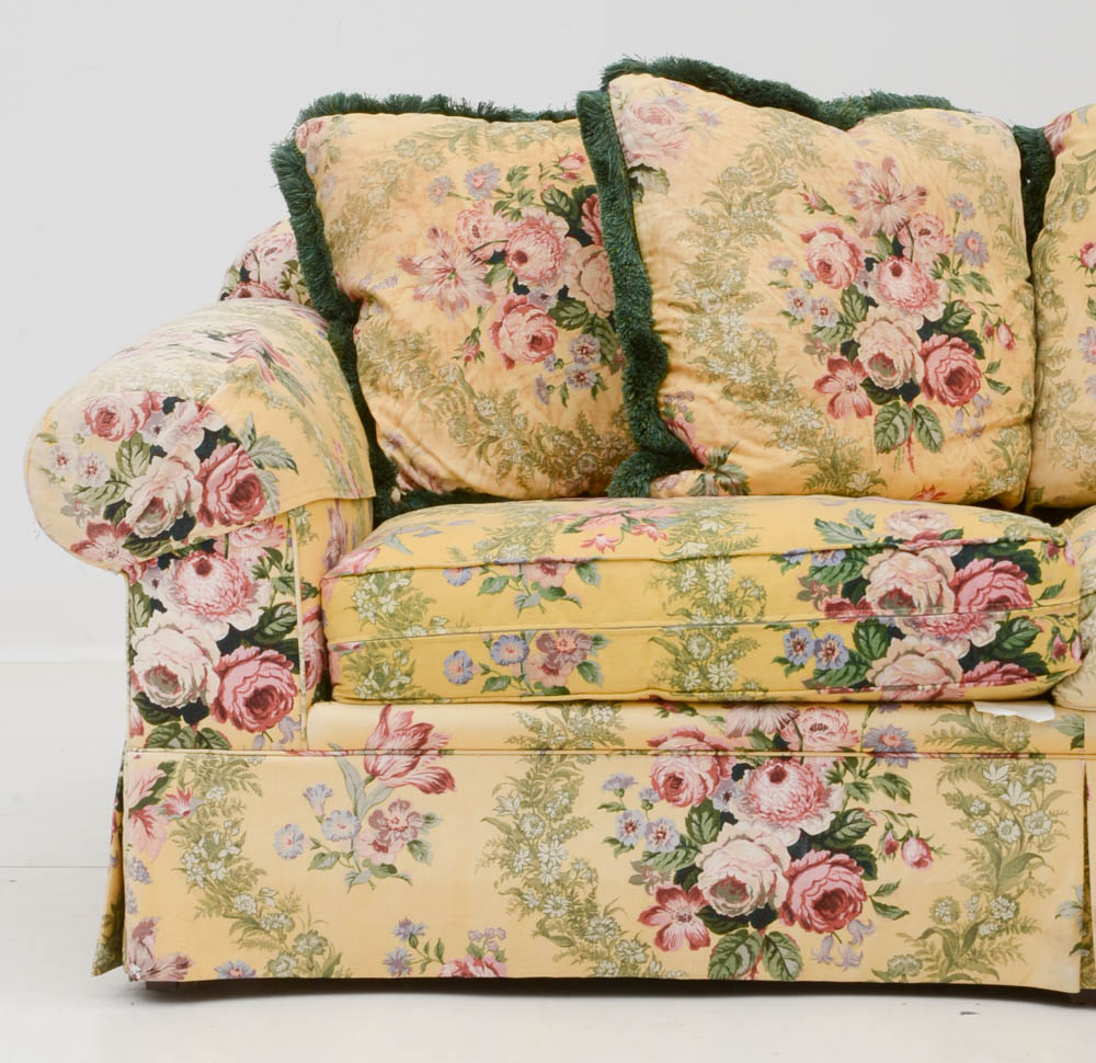 Isenhour Custom Chintz Sofa Susan Had In Her Garden City Home
