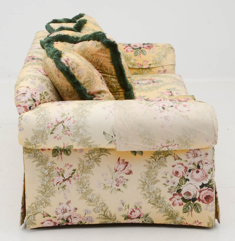 Isenhour Custom Chintz Sofa Susan Had In Her Garden City Home