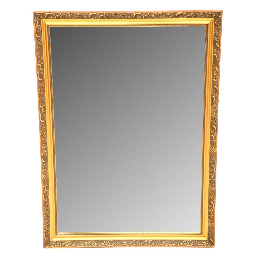 Carolina Mirror Company Beveled Glass Wall Mirror