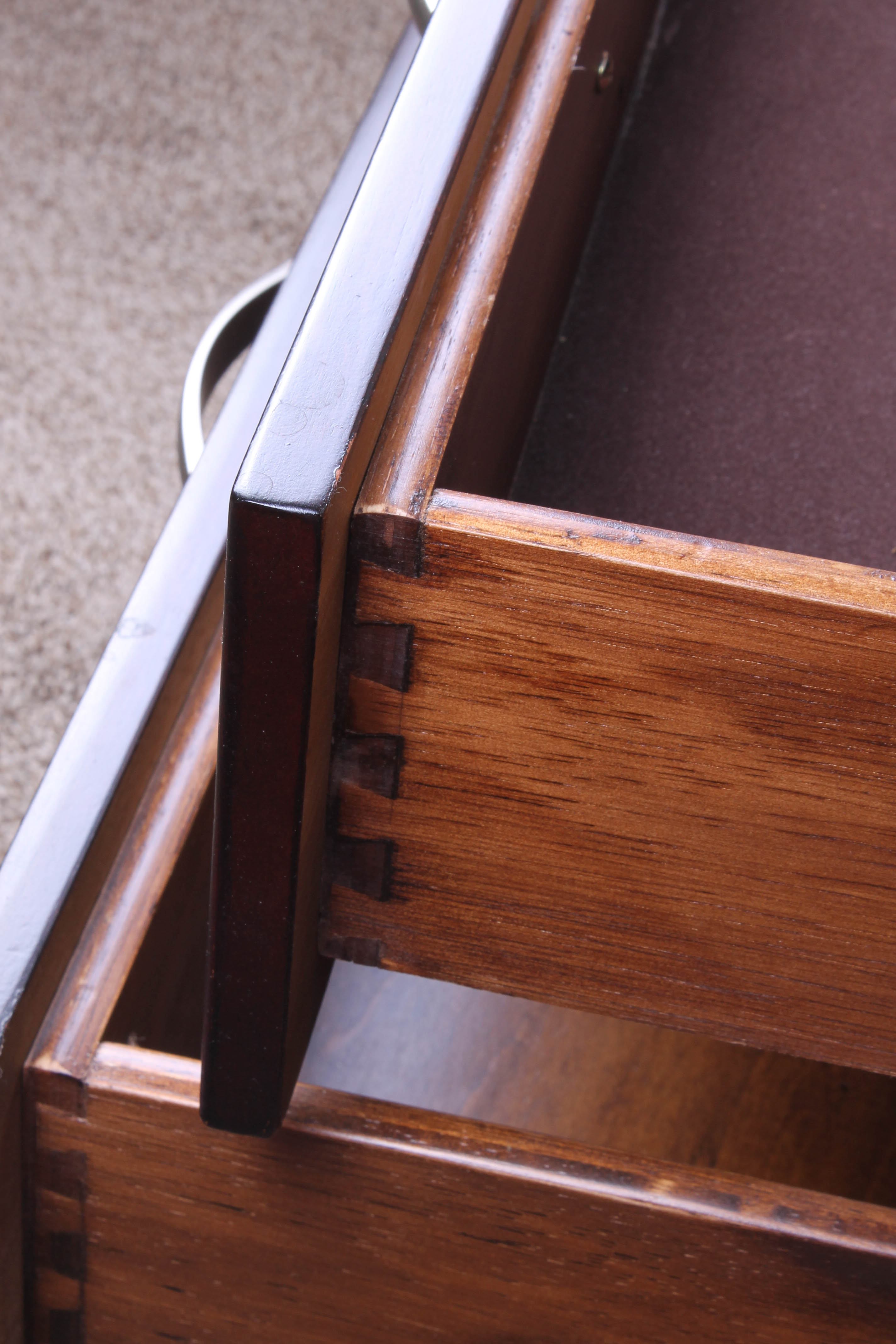 Pair Contemporary Nightstands by B.K. Home Furniture